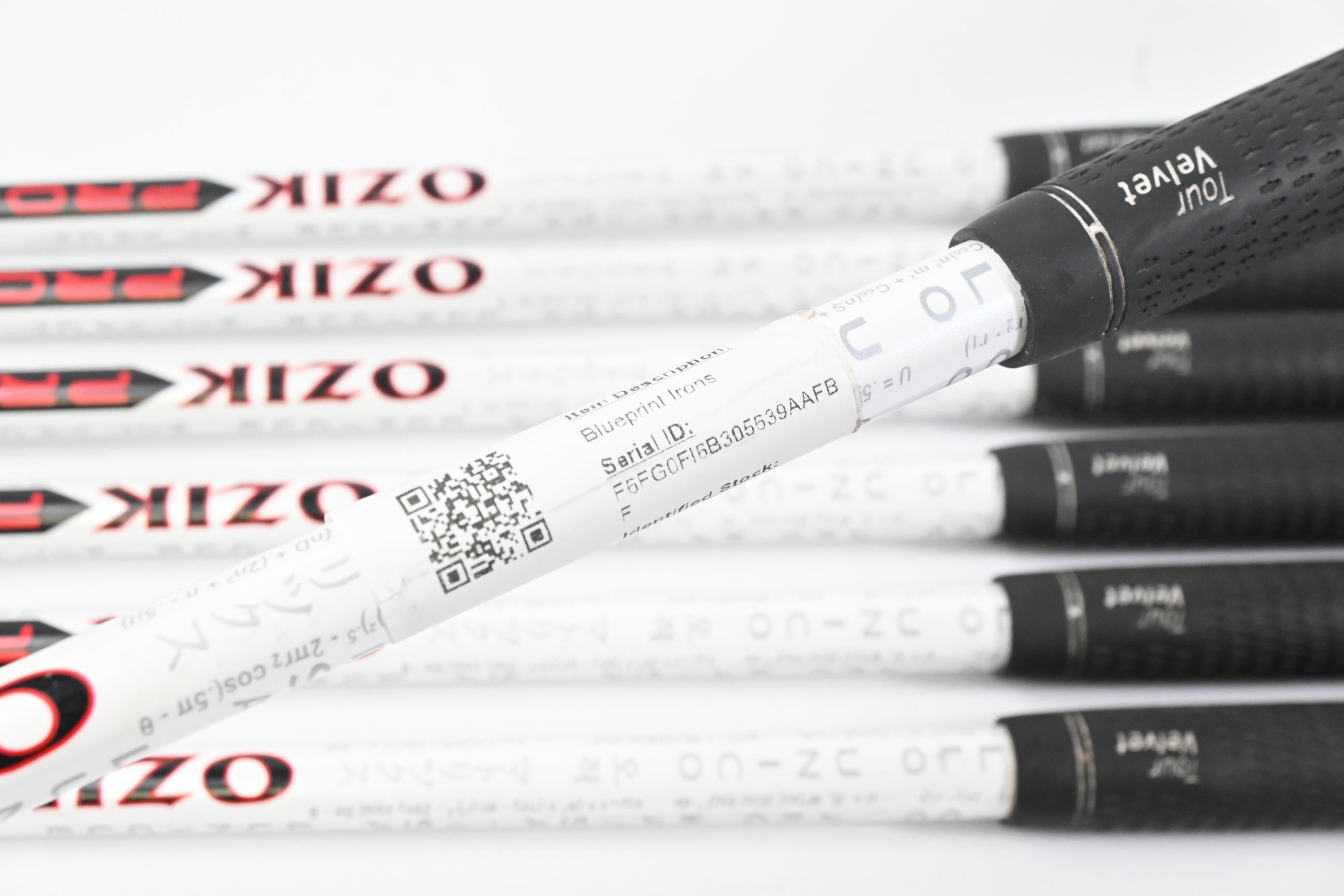 Ping Blueprint Irons / 4-PW / Red Dot / Stiff Flex Matrix Ozik Program 95 Shafts