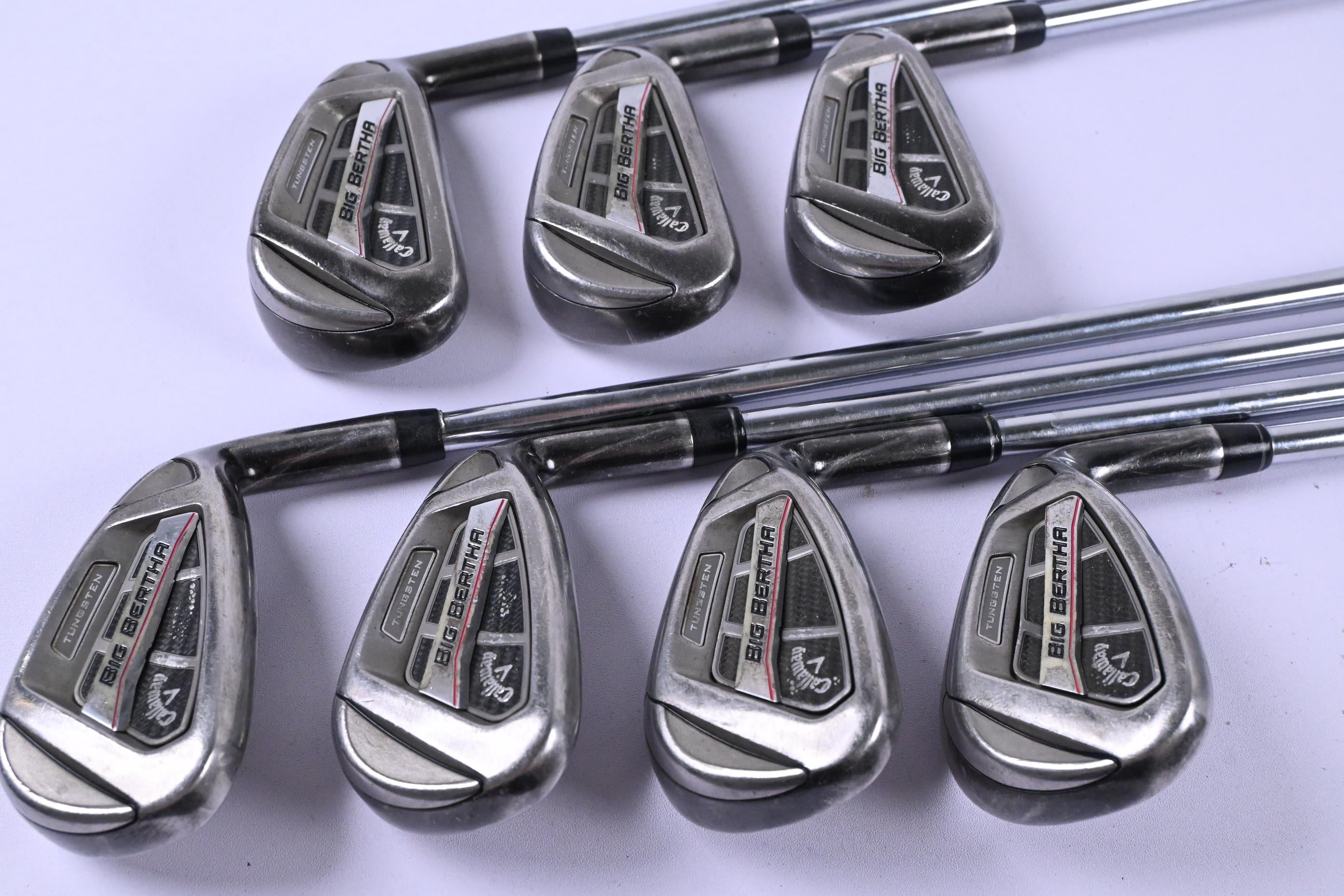 Callaway Big Bertha OS 2017 Irons / 5-PW+GW / Stiff Flex XP 105 ST15 S300 Shafts