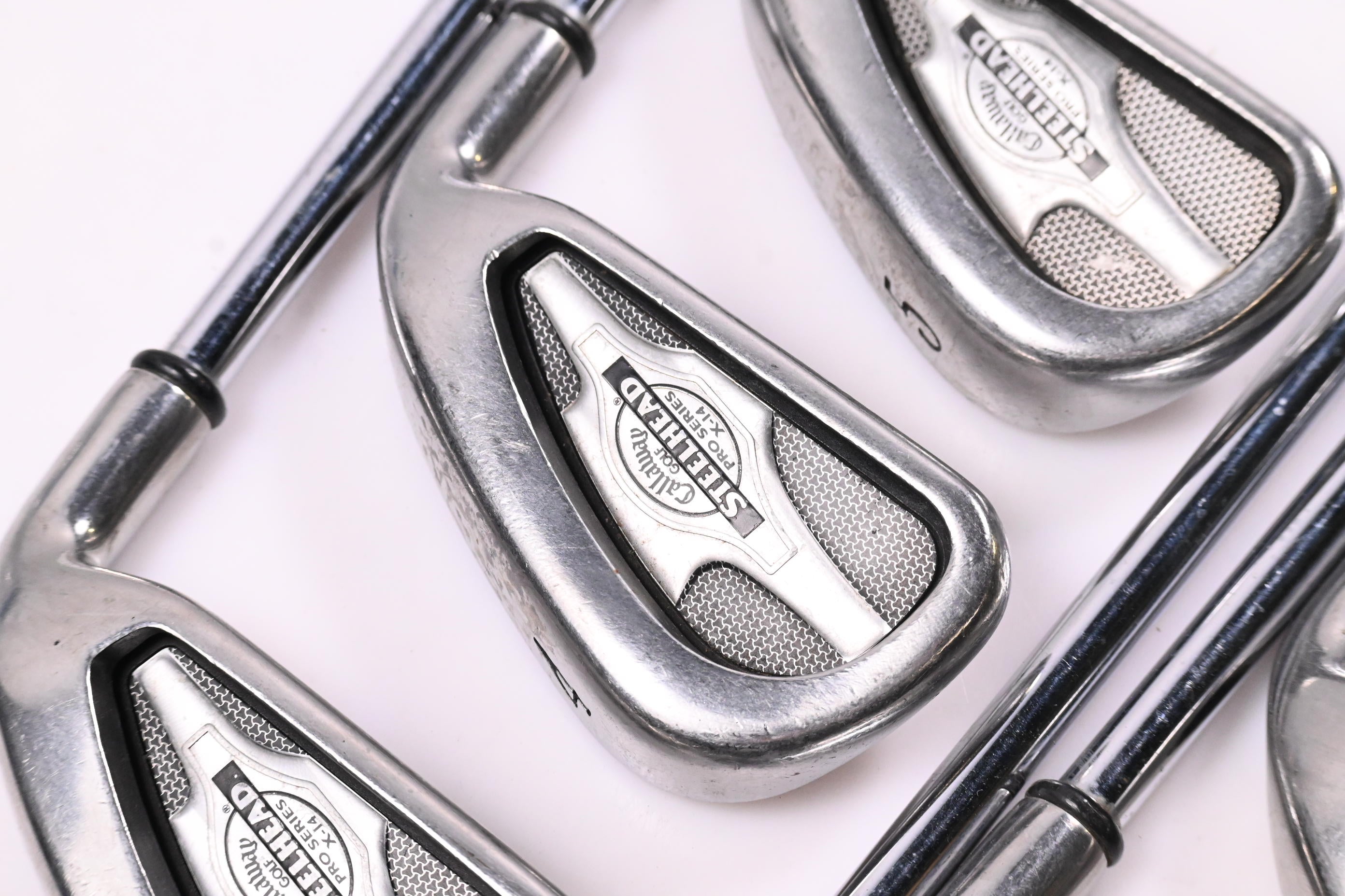 Callaway X-14 Pro Series Irons / 3-9i / Stiff Flex Rifle Constant Weight Shafts