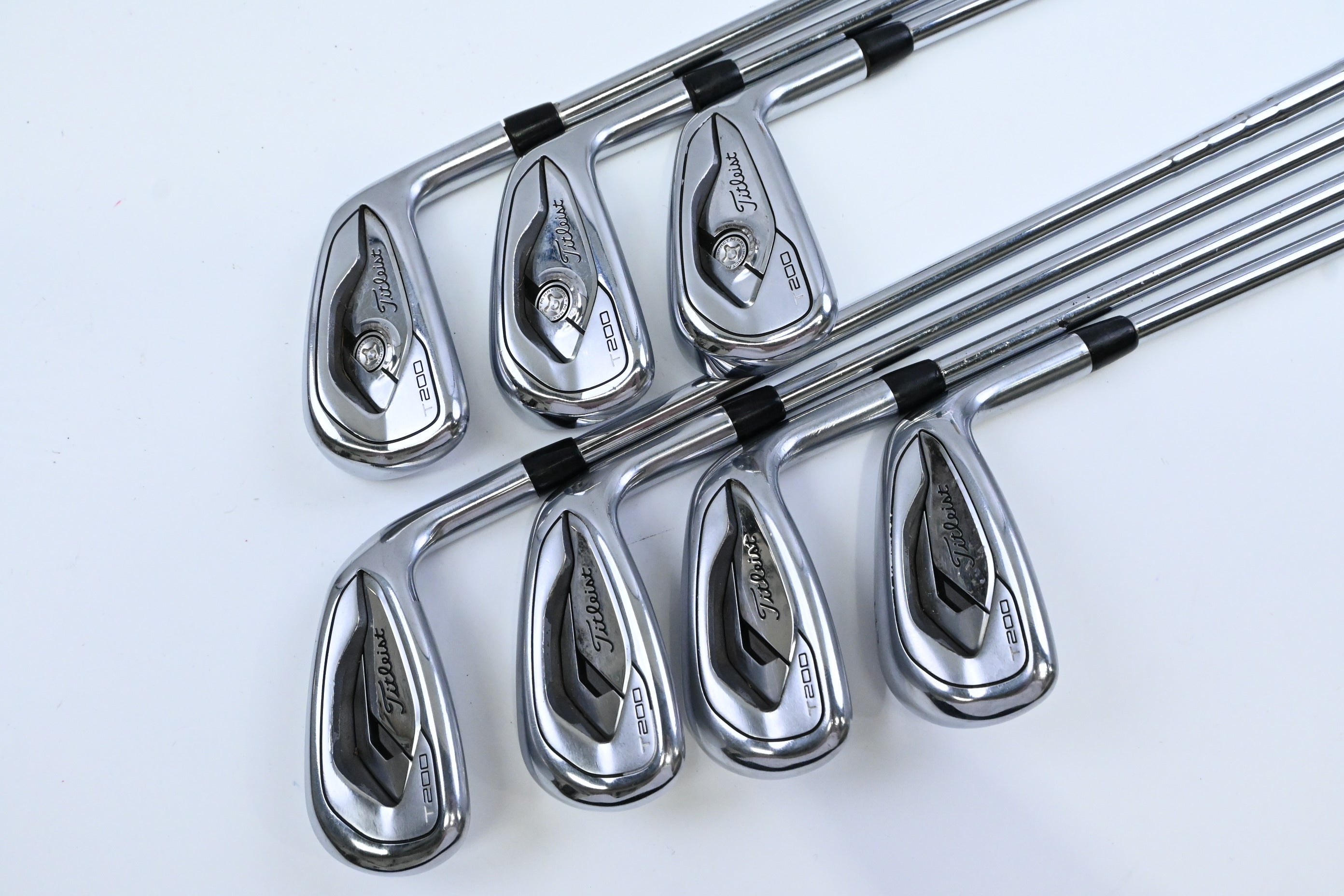 Titleist T200 2019 Irons / 5-PW+48° / Stiff Flex AMT Black S300 Shafts
