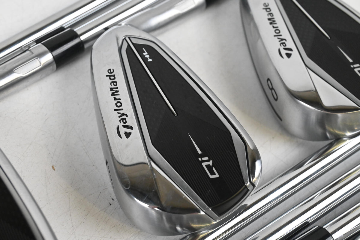 Taylormade Qi Irons / 5-PW+GW+SW+LW / Regular Flex KBS MAX LITE Shafts