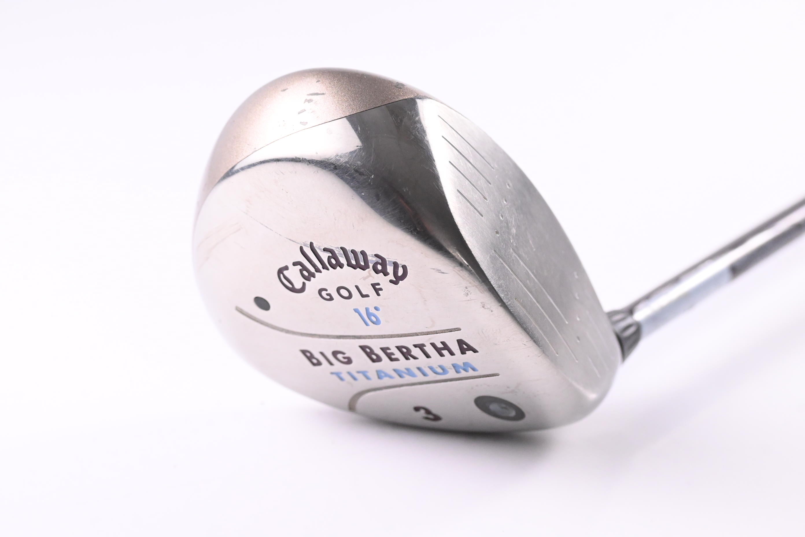 Ladies Callaway Big Bertha Titanium #3 Wood / 16 Degree / Ladies Flex Gems 55