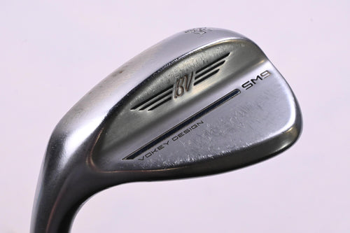 Left Hand Titleist Vokey SM9 Lob Wedge / 58 Degree / Stiff Flex AMT Red S300