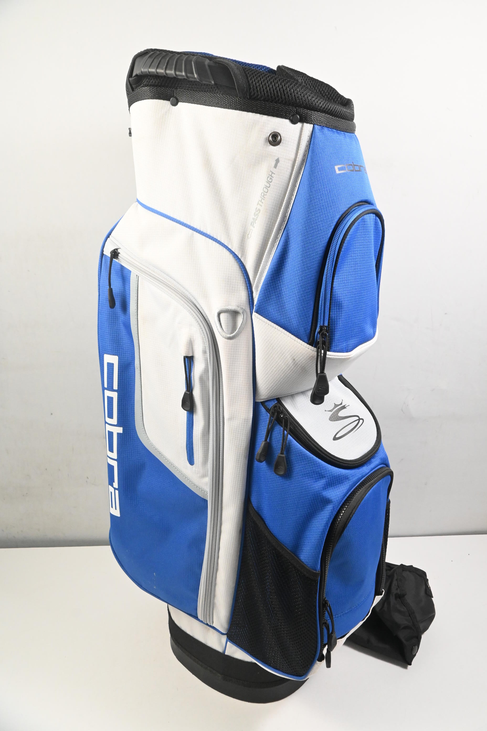 Cobra Cart Bag / 14-Way Divider / White, Blue