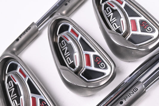 Ping G15 Irons / 5-PW / Black Dot / Regular Flex Ping AWT Shafts