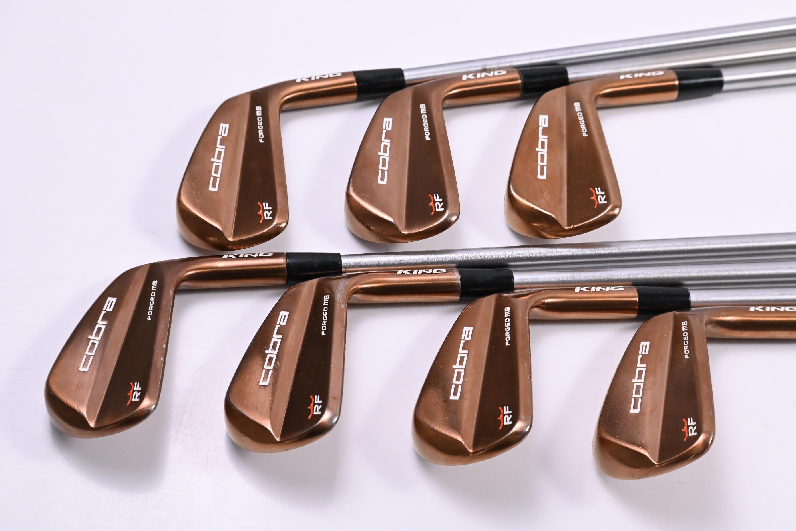 Cobra King RF Forged MB Copper Irons / 4-PW / Stiff Flex KBS Tour C-Taper 120