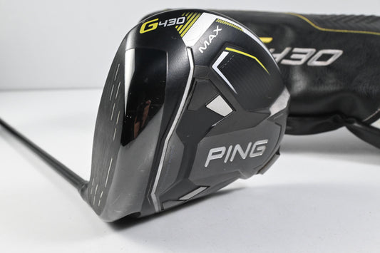 Left Hand Ping G430 Max Driver / 10.5 Degree / Regular Flex Ping Alta CB Black