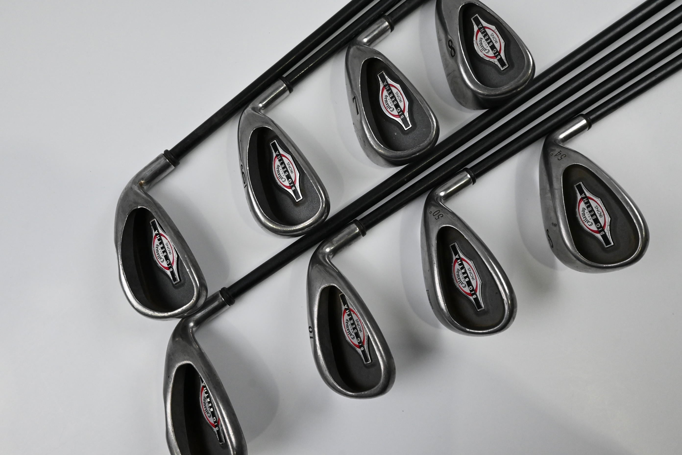 Callaway Big Bertha 1996 Irons / 5-PW+GW+SW / Firm Flex Callaway RCH 75i