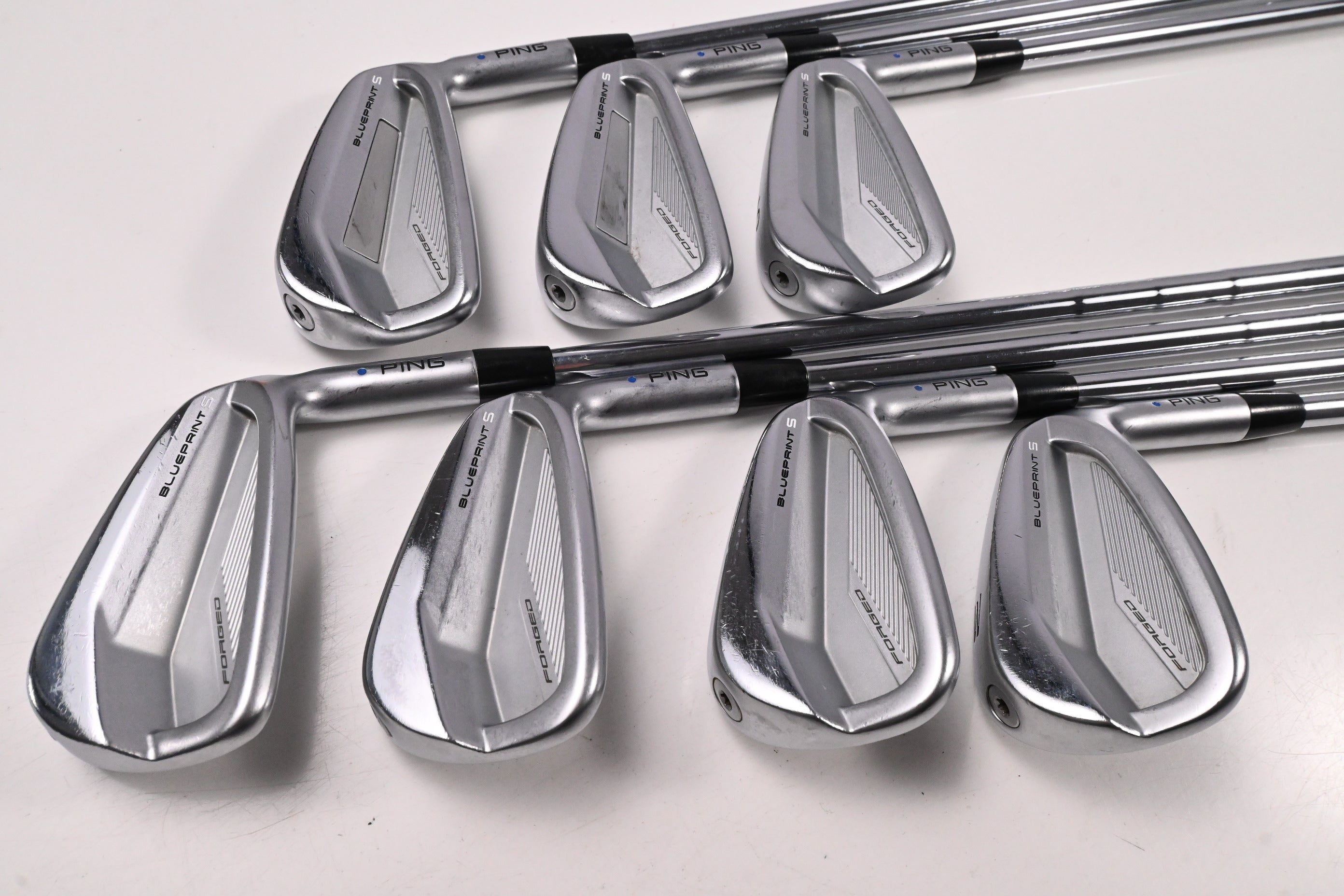 Ping Blueprint S Irons / 4-PW / Blue Dot / X-Flex N.S.Pro Modus3 Tour 105 Shafts