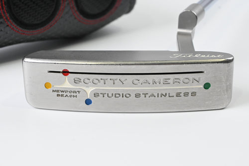 Scotty Cameron Studio Stainless Newport Beach 303 Putter / 35 Inch