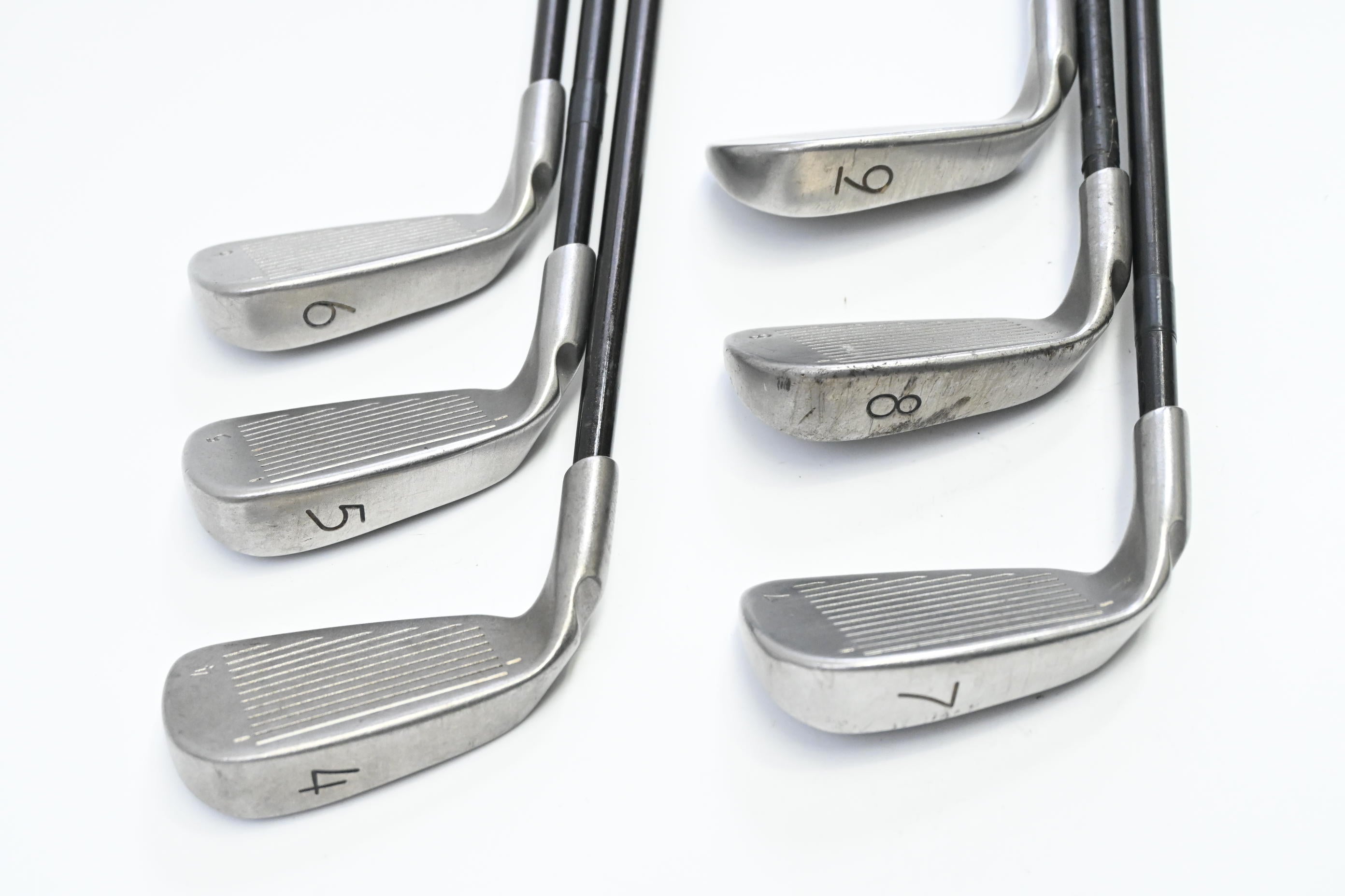 Ping i3 Irons / 4-9 / Black Dot / Stiff Flex Aldila Ping 350 Shafts