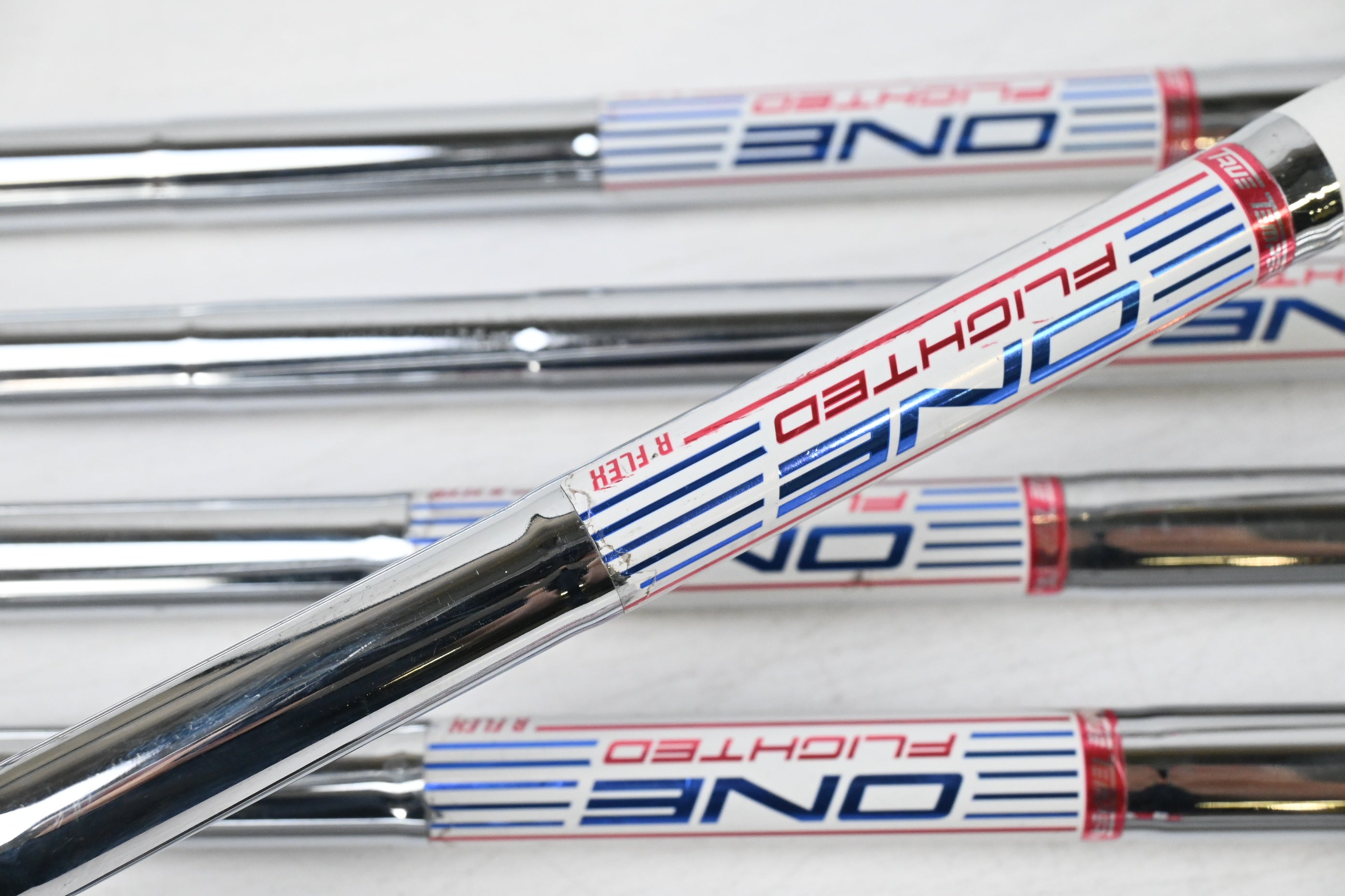 Cobra King F8 One Length Irons / 5-PW / Regular Flex True Temper One Flighted Shafts