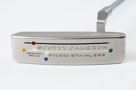 Scotty Cameron Studio Stainless Newport Beach 303 Putter / 35 Inch