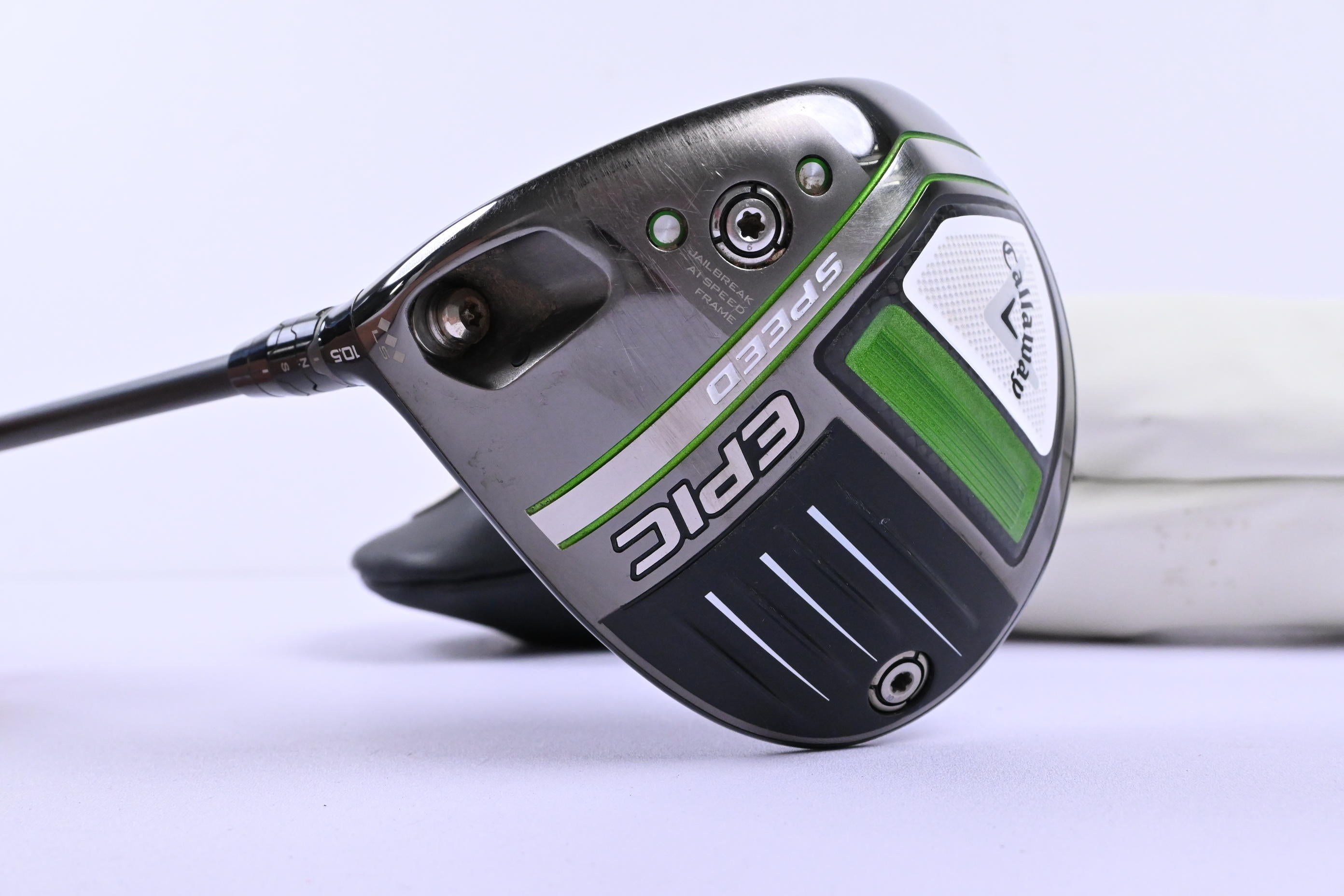 Left Hand Callaway Epic Speed Driver / 10.5 Degree / Stiff Flex Rogue White 60