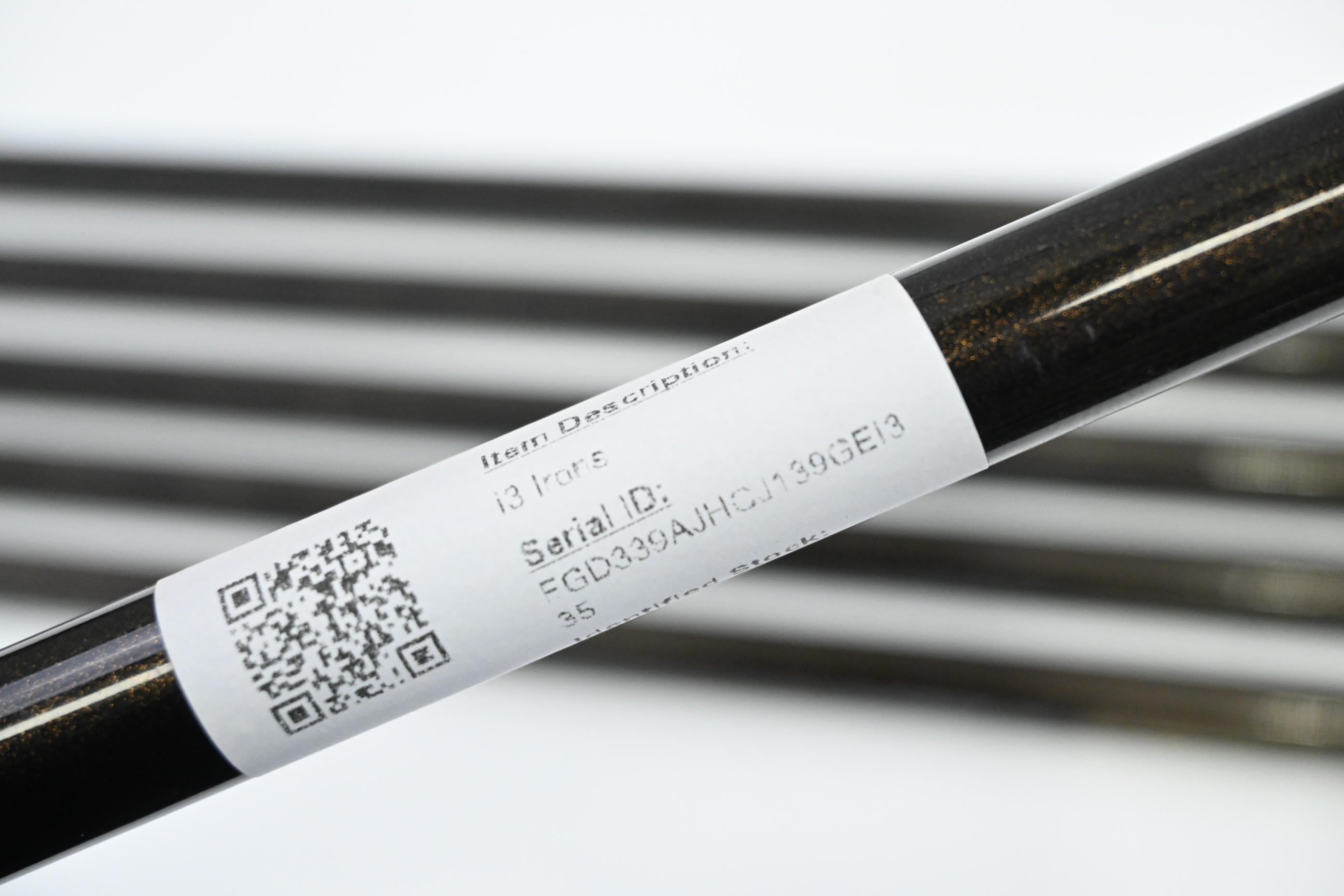 Ping i3 Irons / 4-9 / Black Dot / Stiff Flex Aldila Ping 350 Shafts