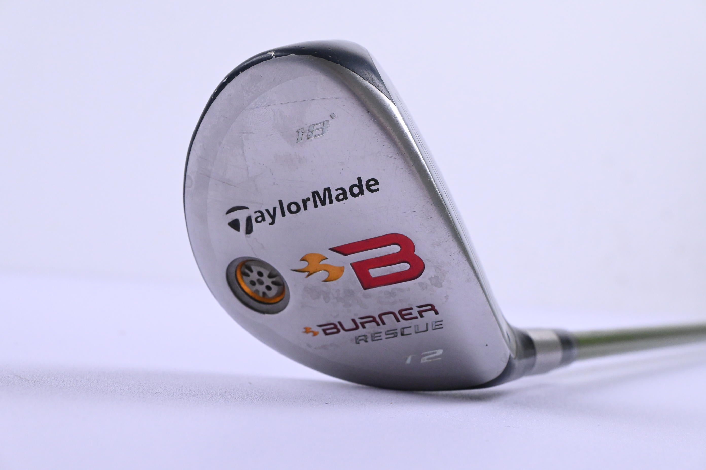 Taylormade Burner 2008 #2 Hybrid / 18 Degree / Stiff Flex Aldila NV Hybrid 85
