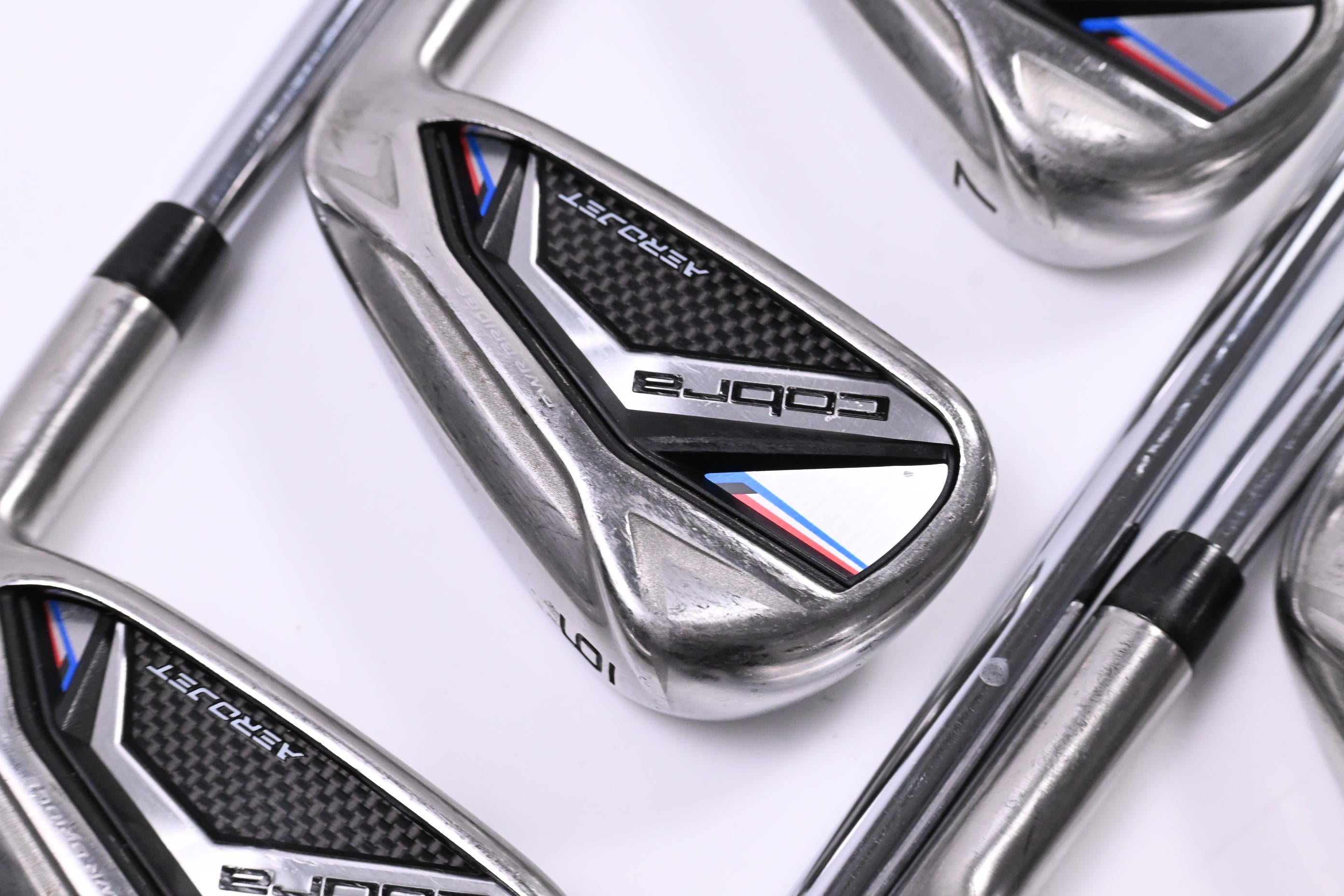 Cobra Aerojet Irons / 5-PW+GW / Stiff Flex KBS Tour 90 Shafts