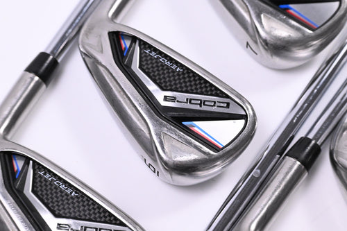 Cobra Aerojet Irons / 5-PW+GW / Stiff Flex KBS Tour 90 Shafts