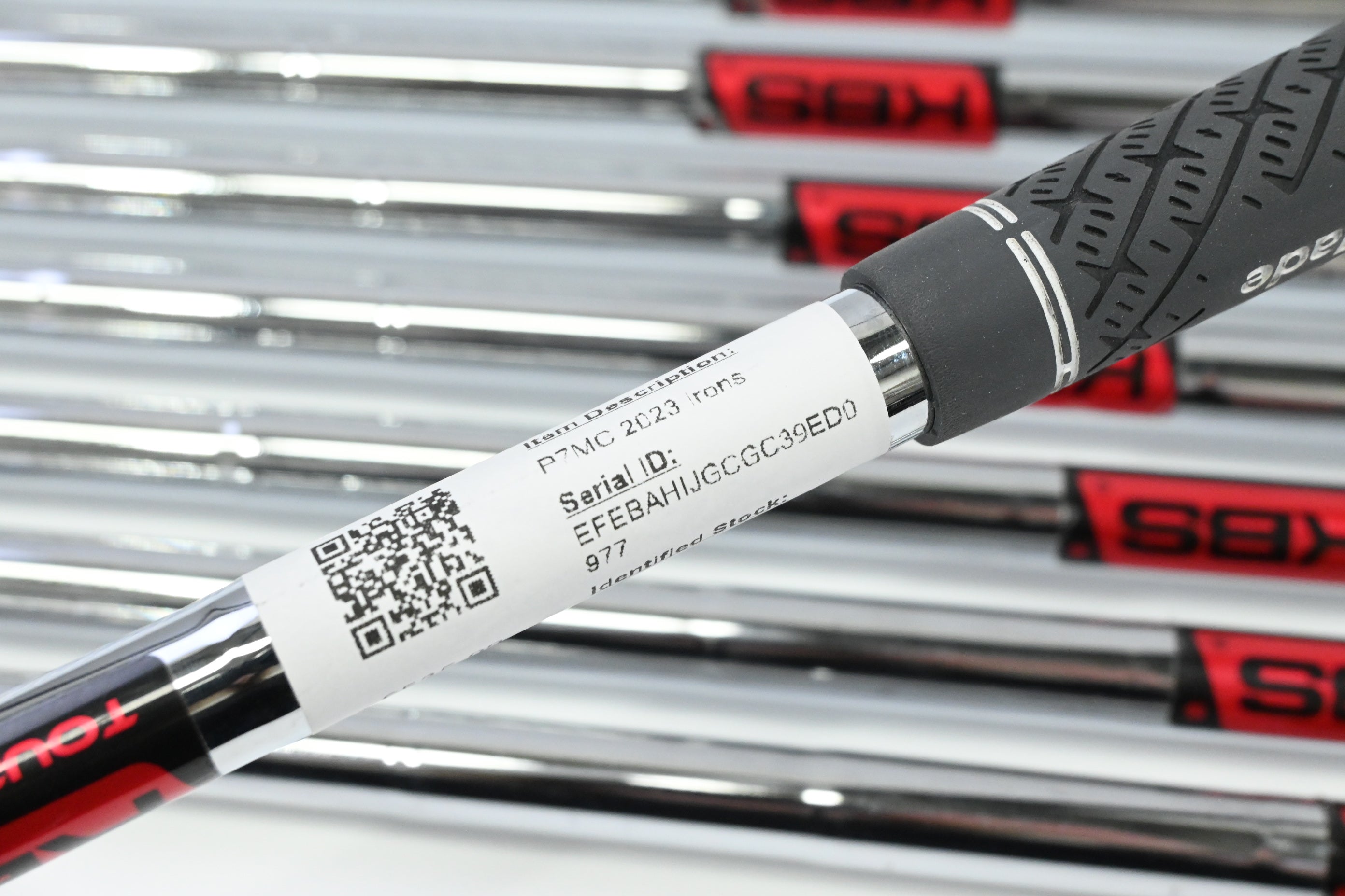 Taylormade P7MC 2023 Irons / 3-PW / Stiff Flex KBS Tour Shafts