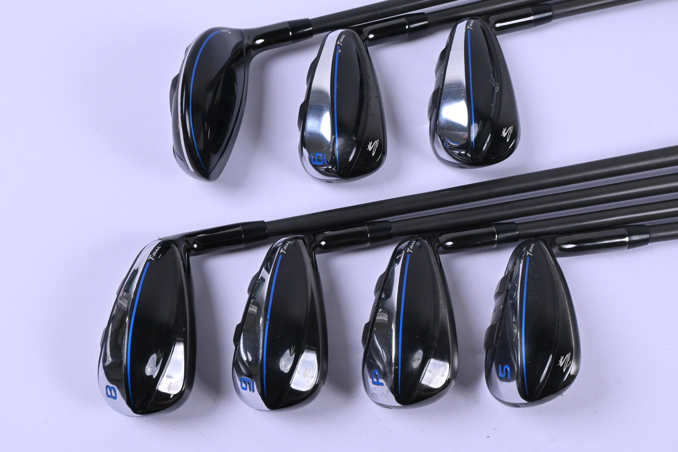 Cobra T-Rail Hybrid Combo Irons / 5-PW+SW / Regular Flex Ultralite 50 Shafts