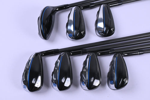Cobra T-Rail Hybrid Combo Irons / 5-PW+SW / Regular Flex Ultralite 50 Shafts