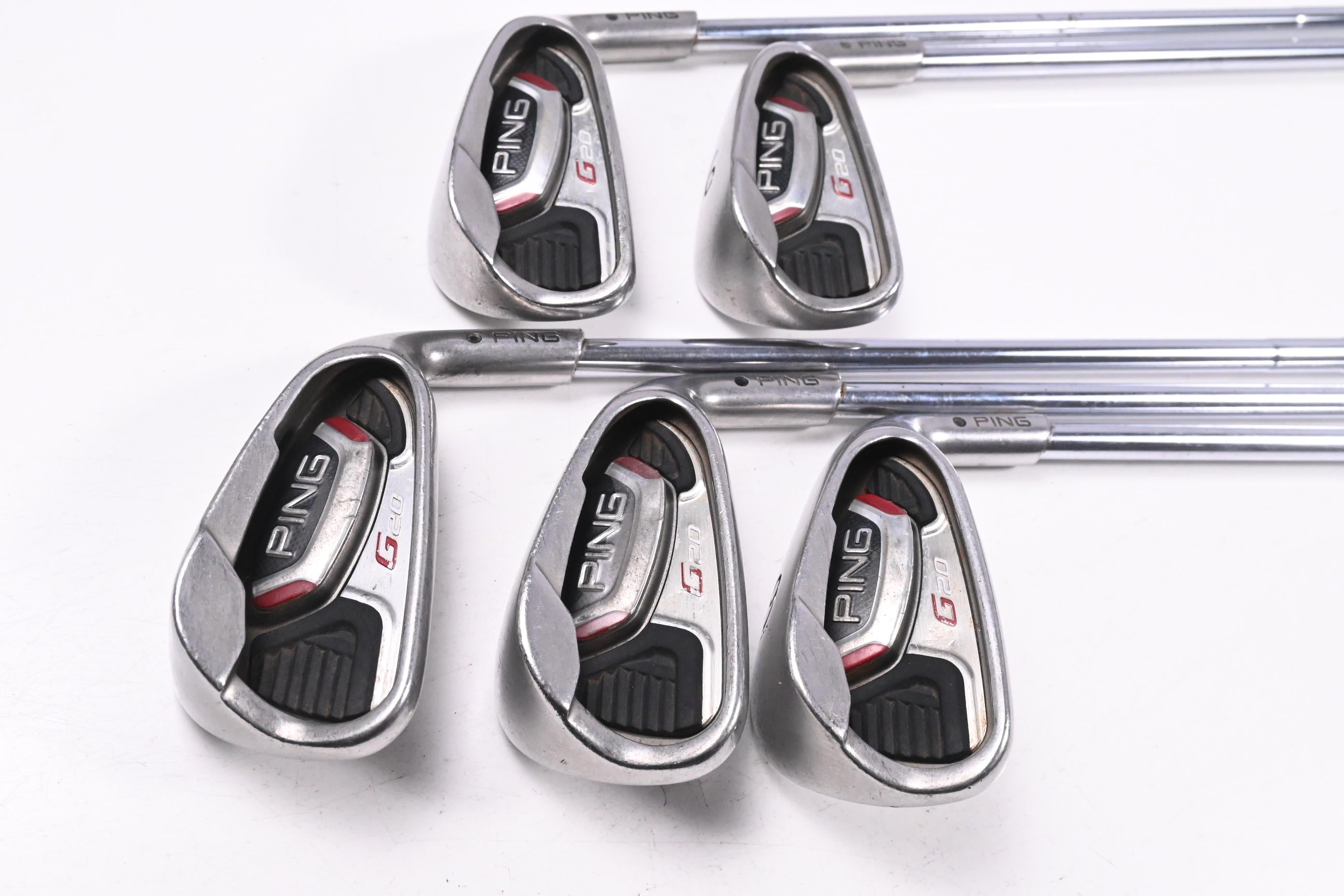 Ping G20 Irons / 5-9i / Black Dot / Regular Flex Ping CFS Shafts