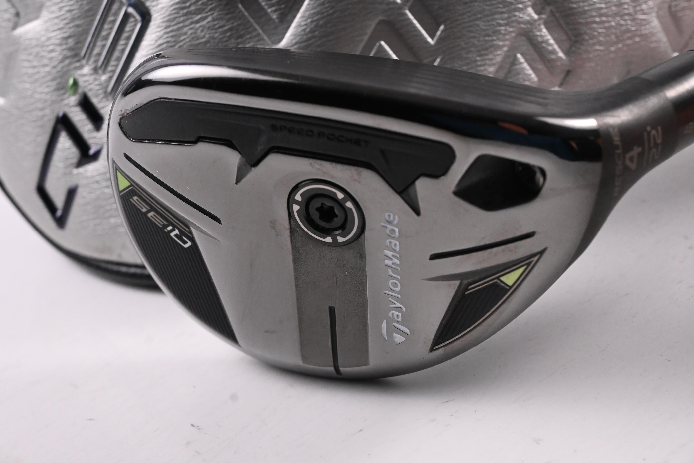 Taylormade Qi35 #4 Hybrid / 22 Degree / Stiff Flex Fujikura Ventus Blue 7 Shaft