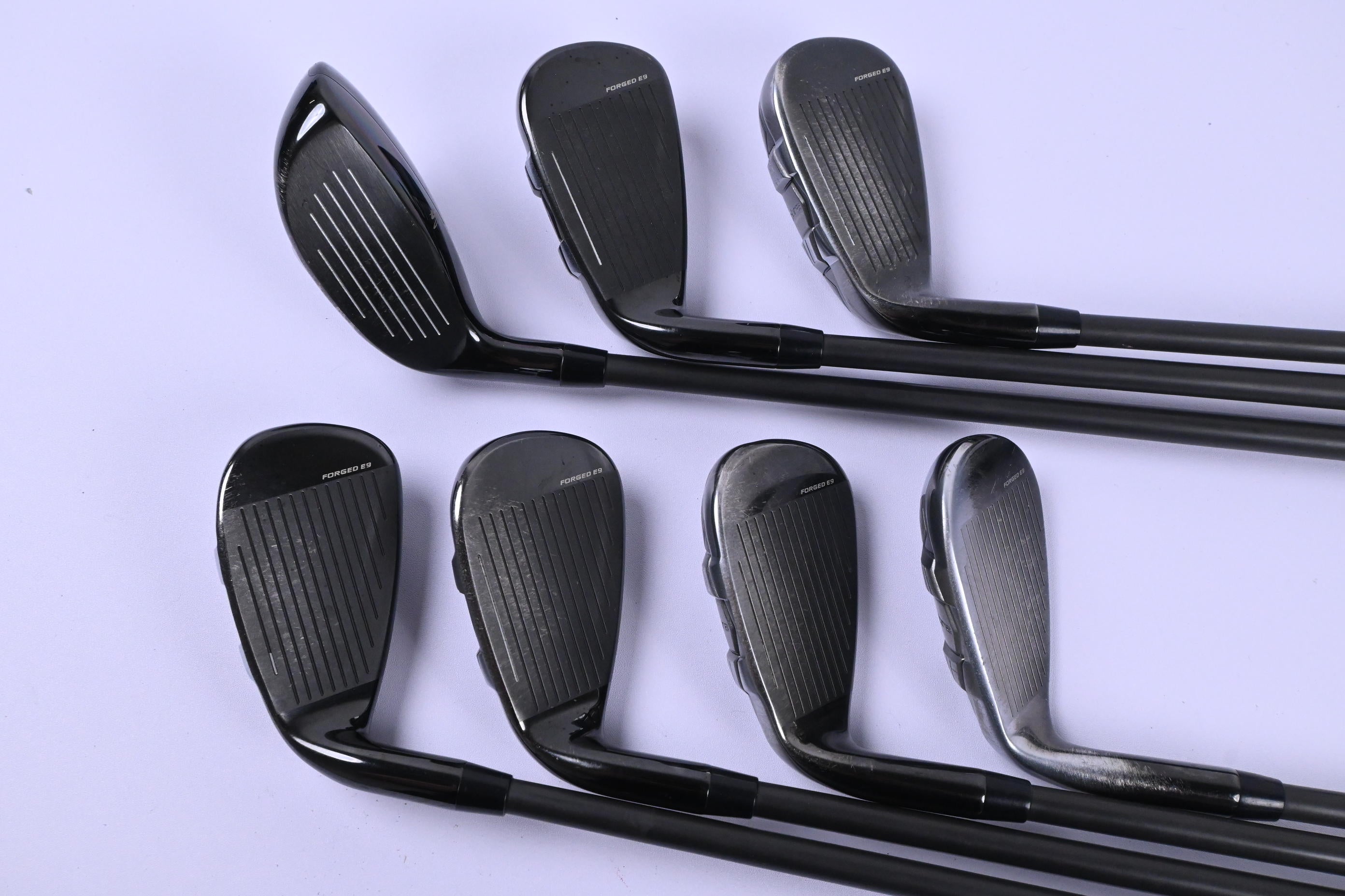 Cobra T-Rail Hybrid Combo Irons / 5-PW+SW / Regular Flex Ultralite 50 Shafts