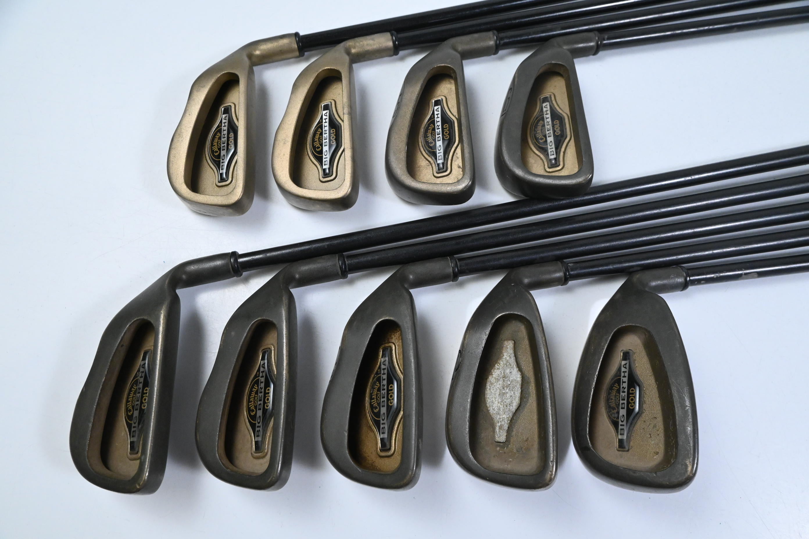Callaway Big Bertha Gold Irons / 3-PW+SW / Regular Flex RCH 96 Shafts
