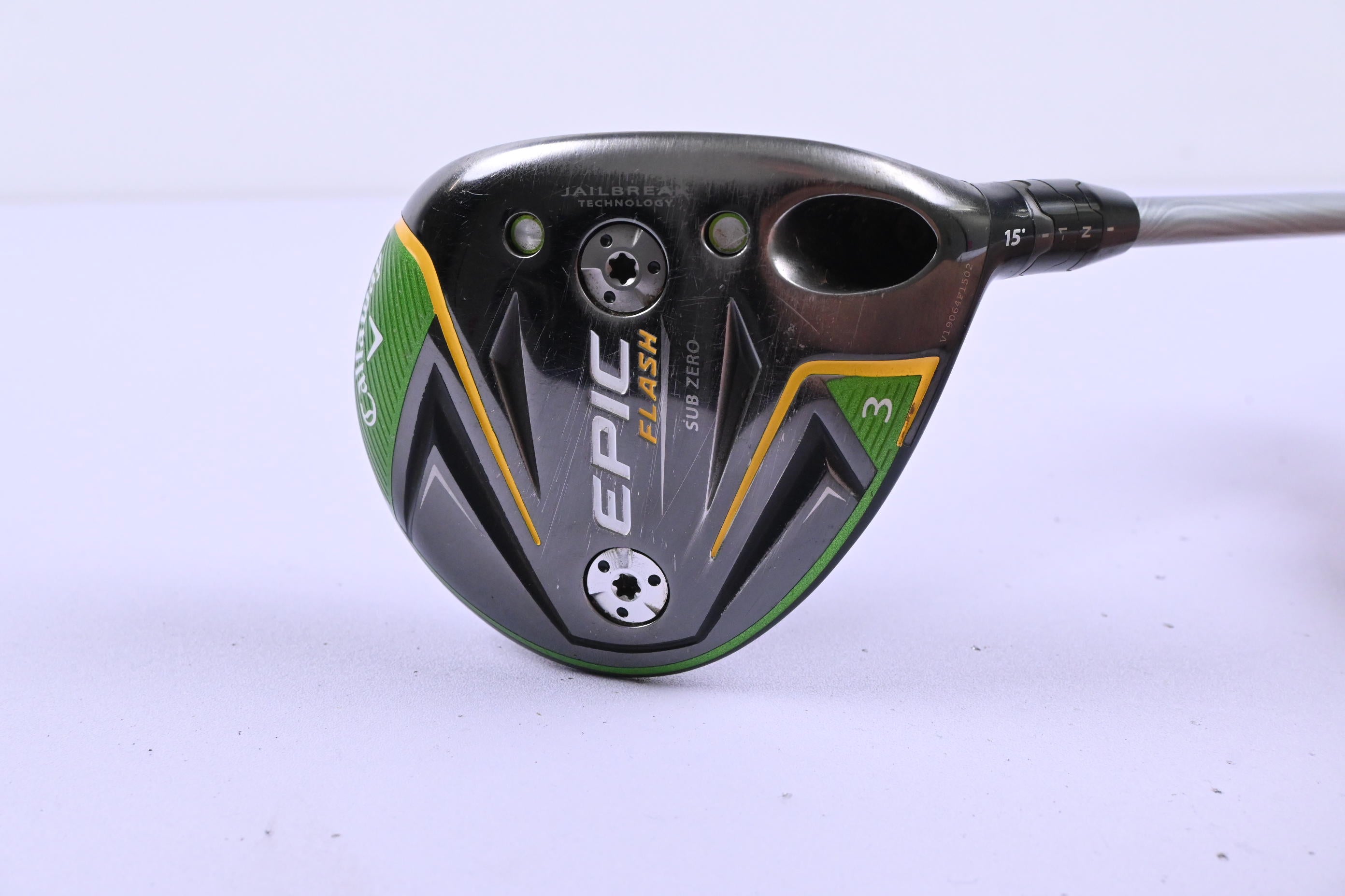 Callaway Epic Flash #3 Wood / 15 Degree / Senior Flex EvenFlow Green 55
