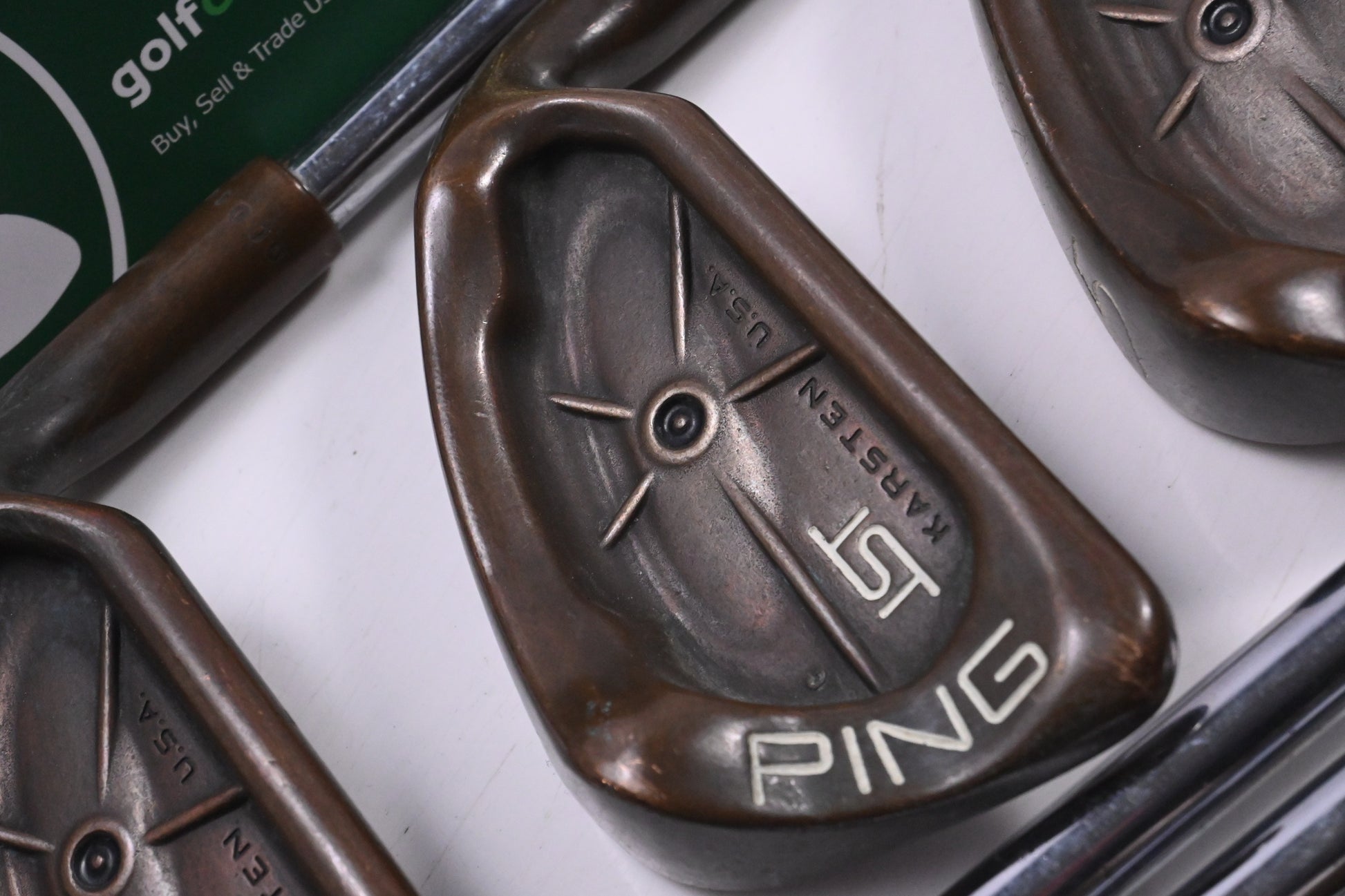 Ping ISI BeCu Irons / 3-PW+SW / Black Dot / Stiff Flex Cushin JZ Red