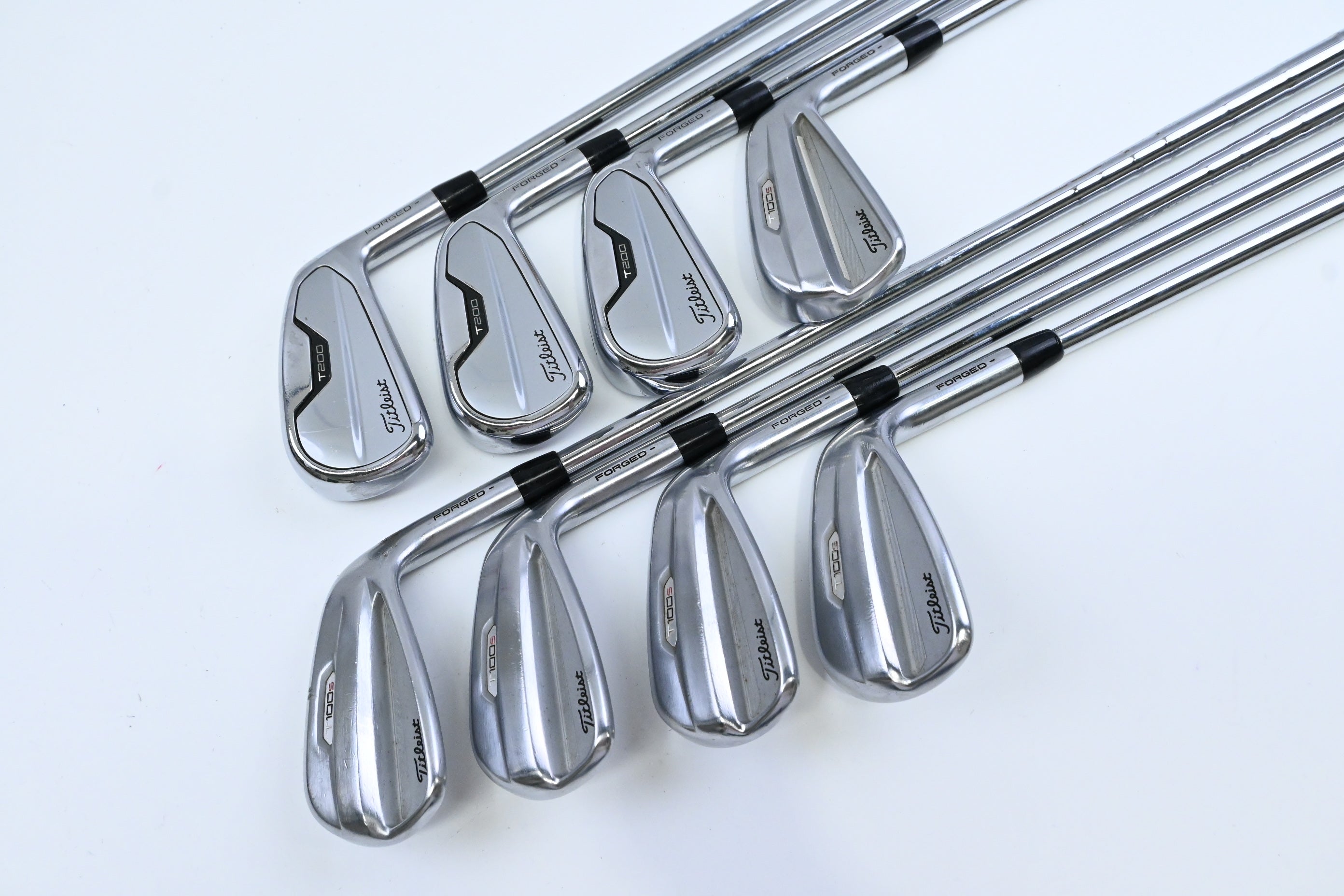 Titleist T100.S 2021/T200 Combo Irons / 4-PW+48° / Stiff Flex AMT Black S300