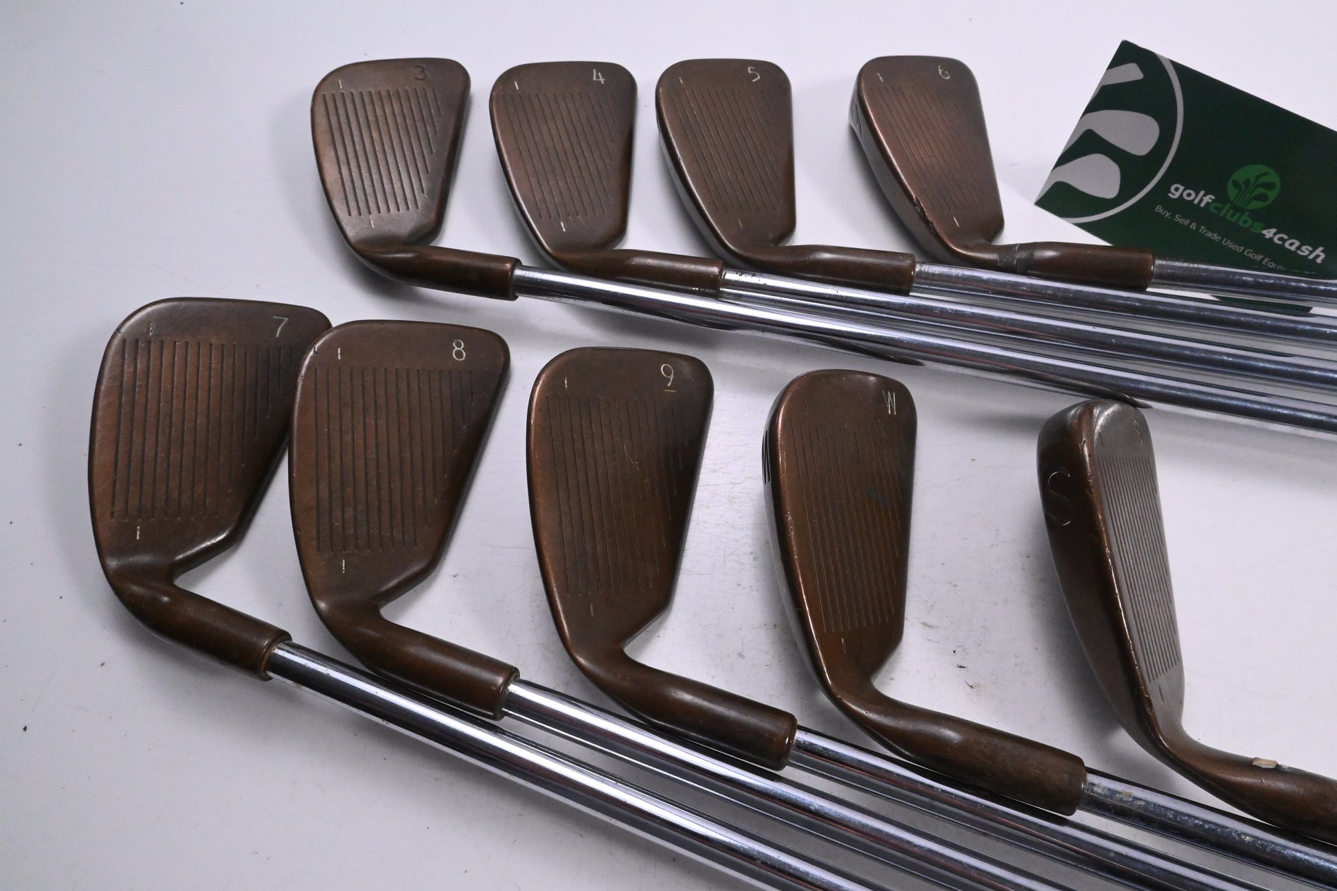 Ping ISI BeCu Irons / 3-PW+SW / Black Dot / Stiff Flex Cushin JZ Red