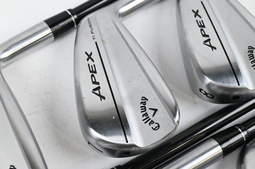 Callaway Apex Ti Fusion 250 Irons / 6-PW+GW / Regular Flex MMT Black 85 Shafts