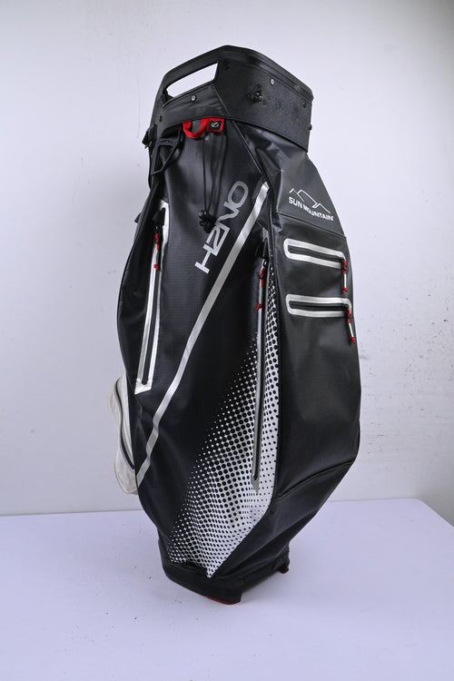 Sun Mountain H2NO Cart Bag / 14-Way Divider / Black & White