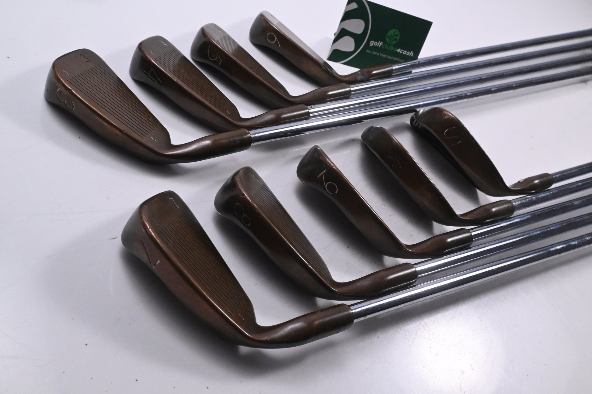Ping ISI BeCu Irons / 3-PW+SW / Black Dot / Stiff Flex Cushin JZ Red