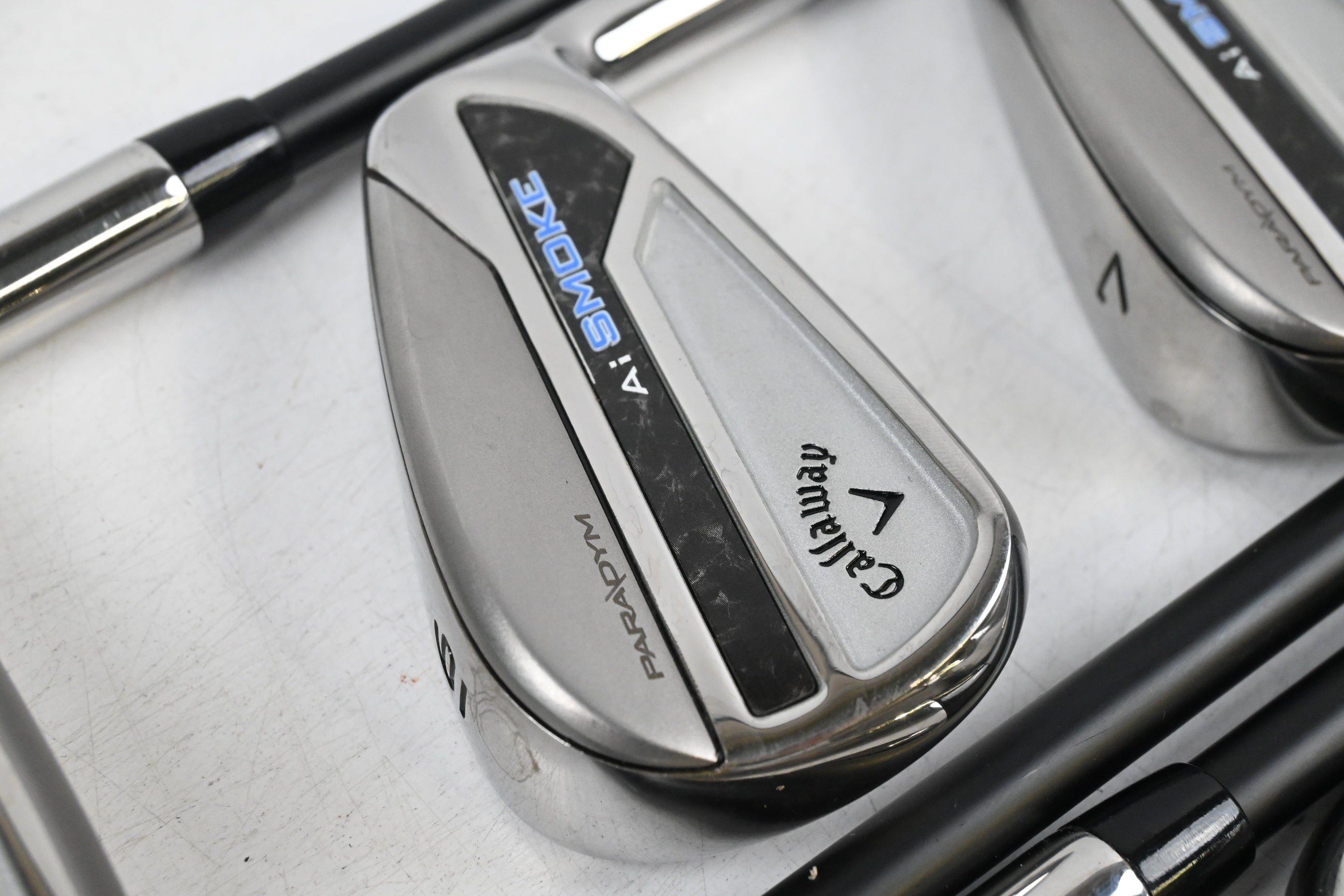 Callaway Paradym Ai Smoke Irons / 5-PW+SW / Senior Flex Cypher Fifty Shafts