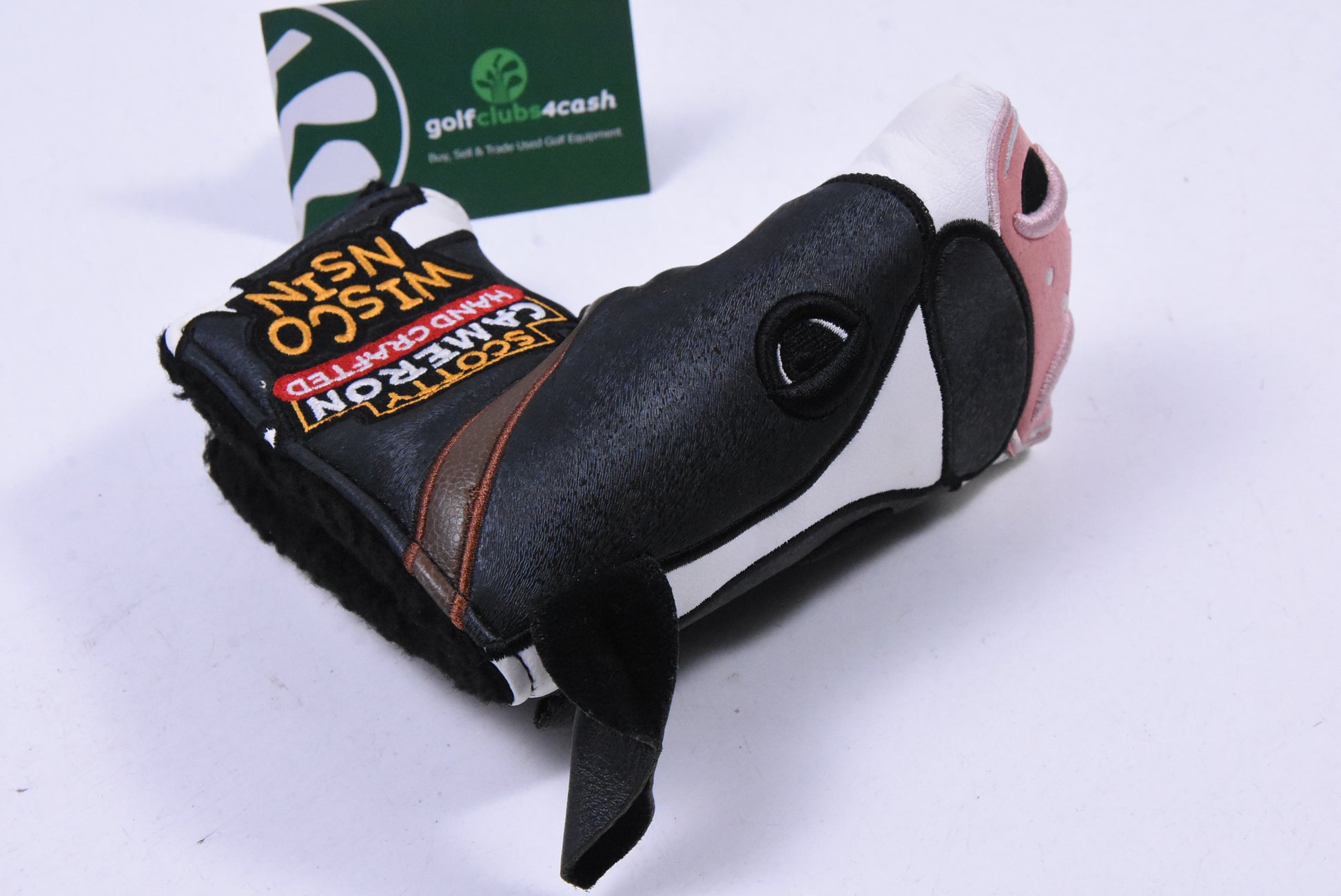 Scotty Cameron 2017 Cowcover Fine Milked Pudders Putter Cover / Mid-Mallet