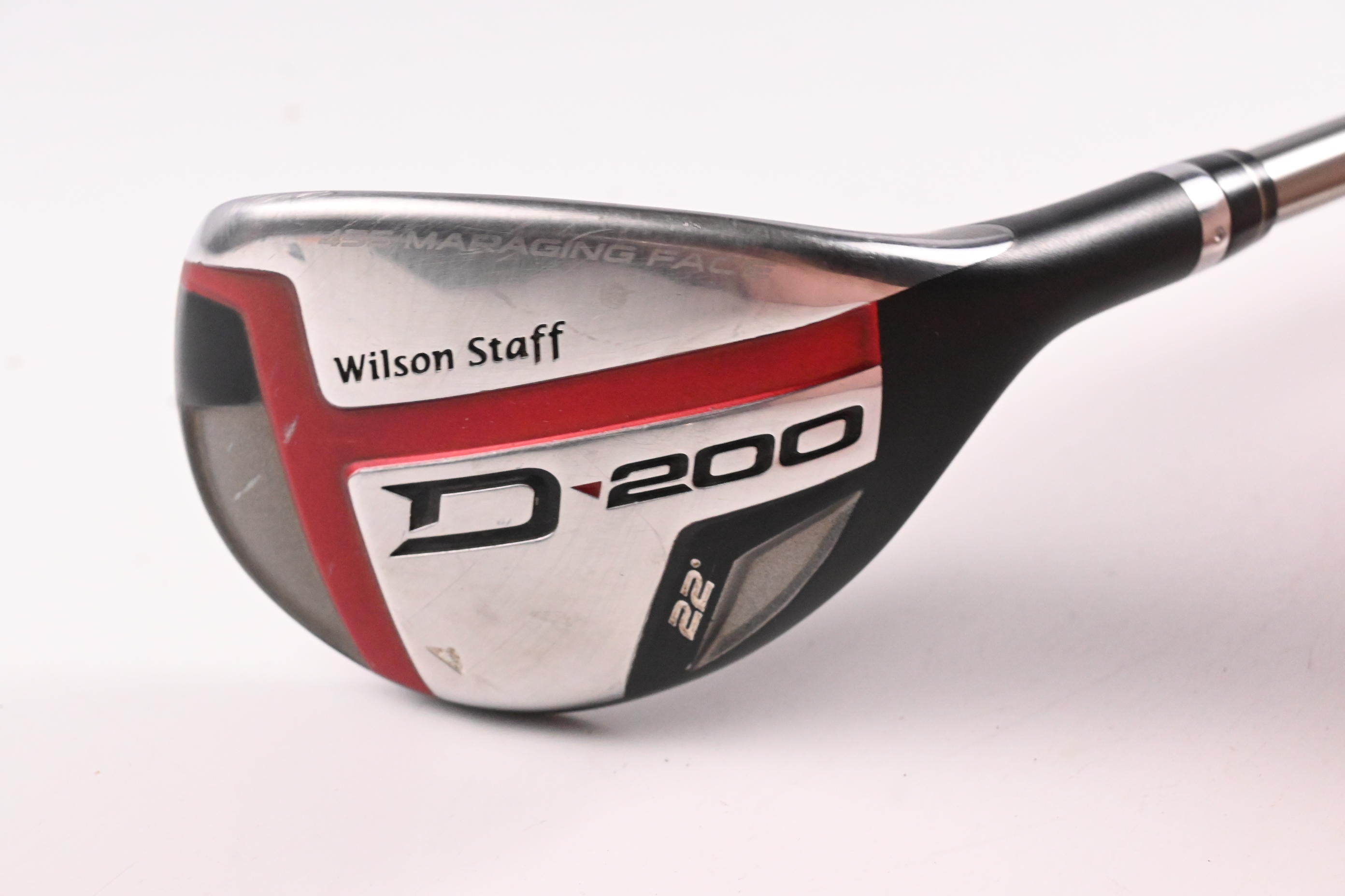 Wilson D200 #4 Hybrid / 22 Degree / Regular Flex UST Elements Chrome 5