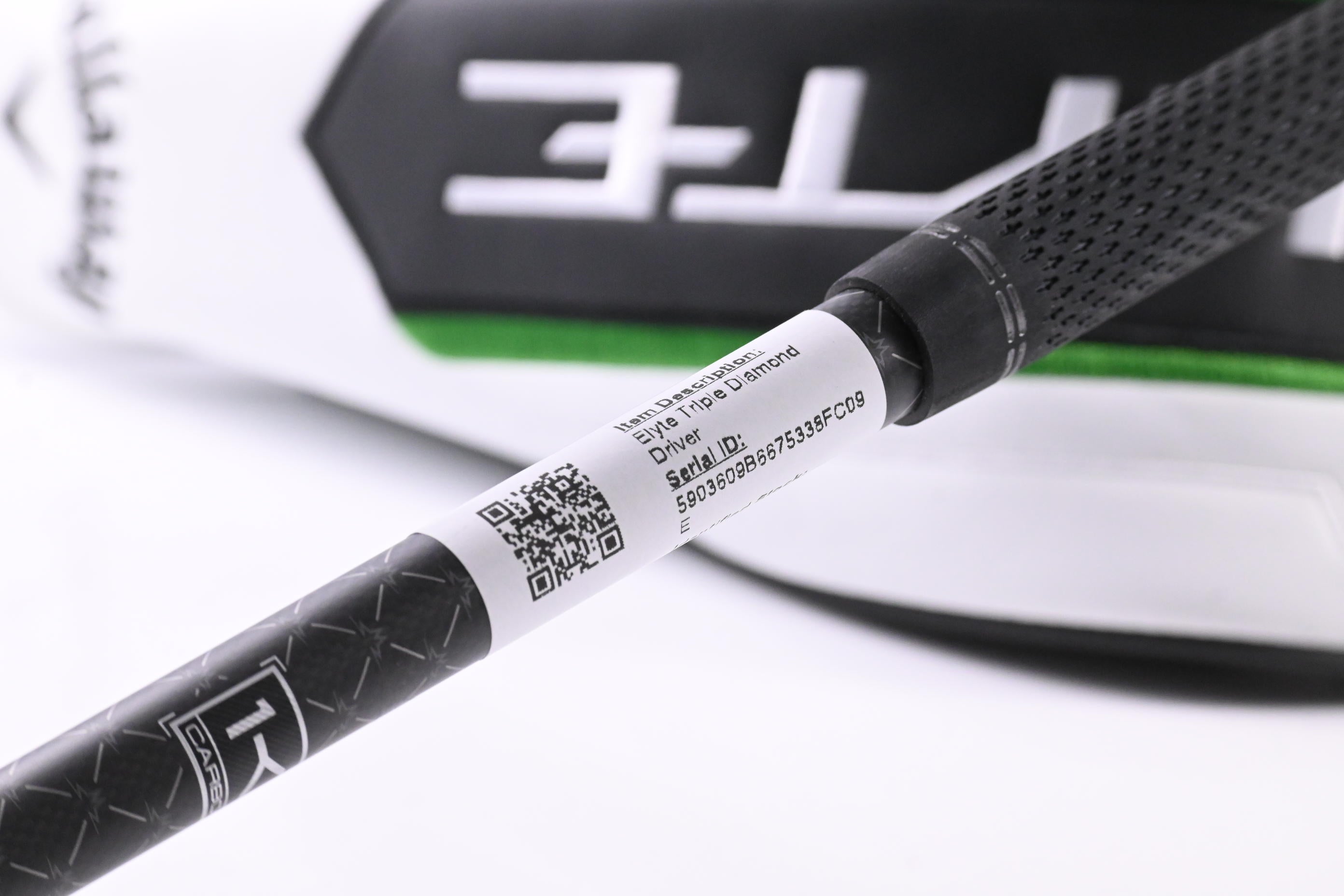 Callaway Elyte Triple Diamond Driver / 9 Degree / Stiff Flex Tensei 1K Black 65