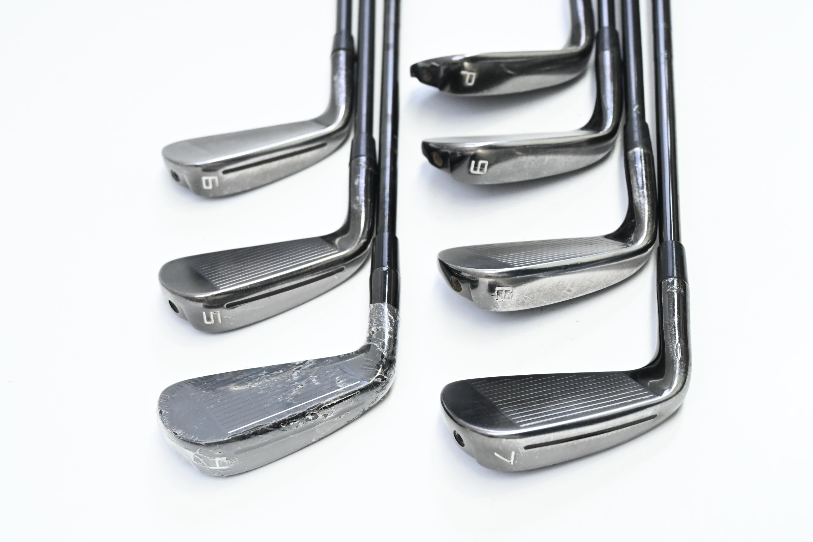 Taylormade P790 Phantom Black Irons / 4-PW / Stiff Flex KBS Tour Lite Shafts