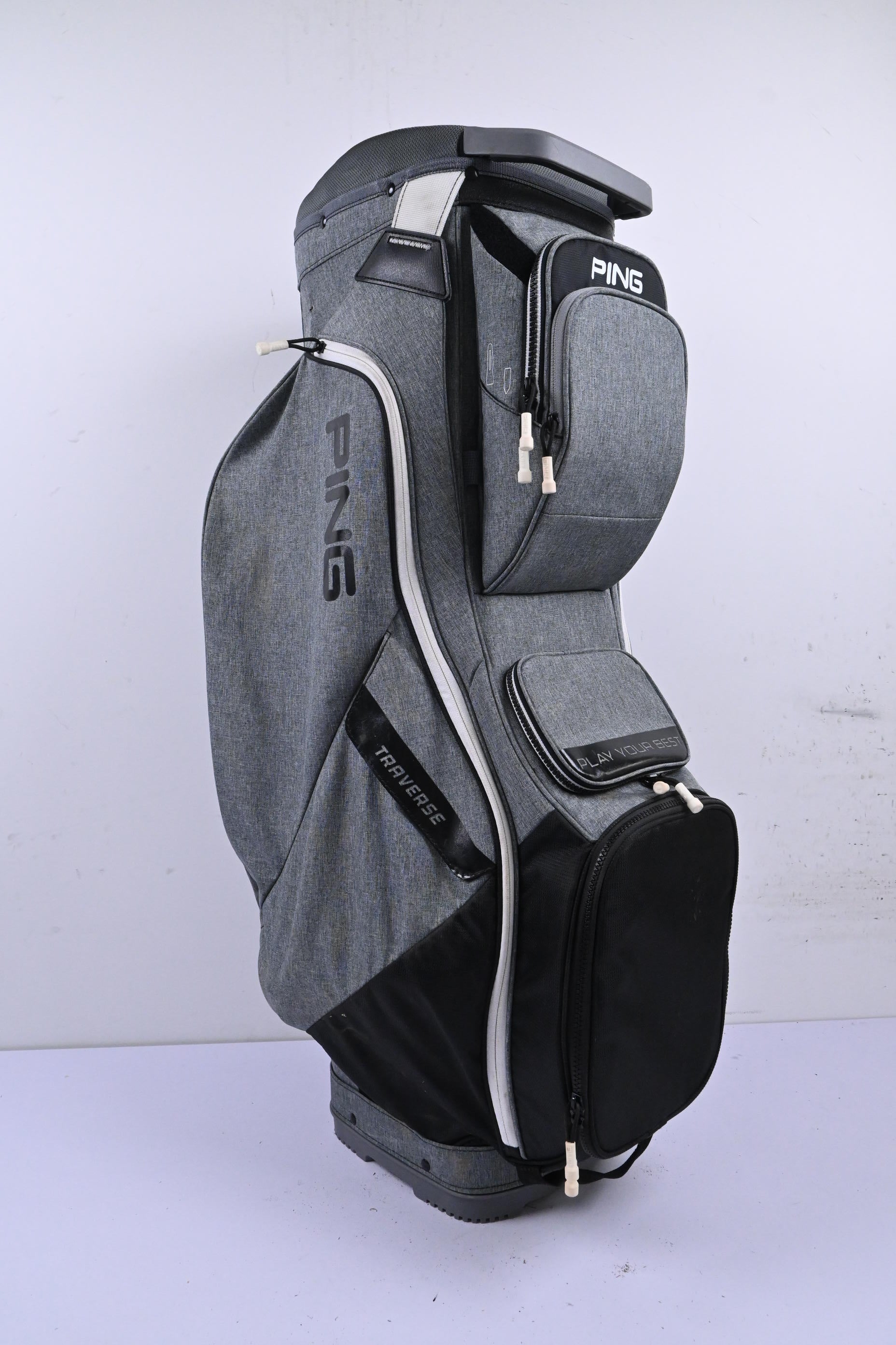 Ping Traverse Cart Bag / 14-Way Divider / Grey & Black