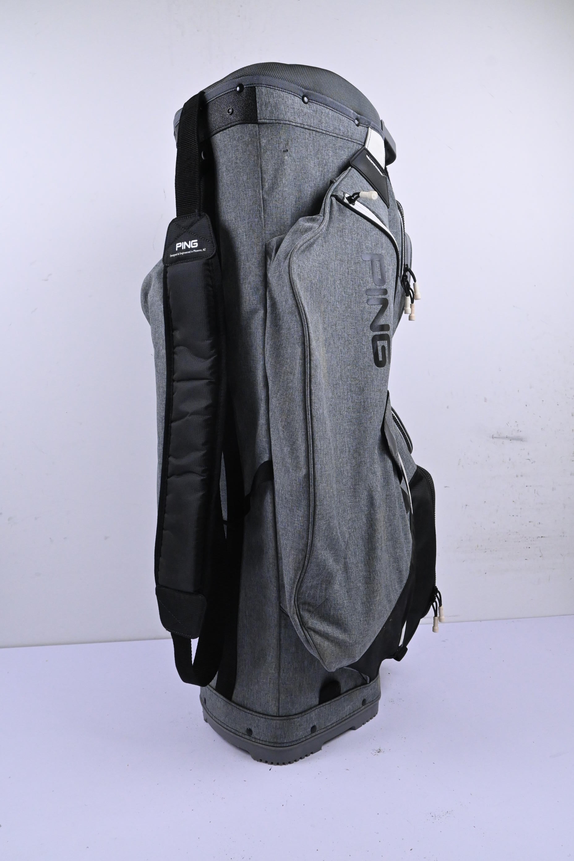 Ping Traverse Cart Bag / 14-Way Divider / Grey & Black