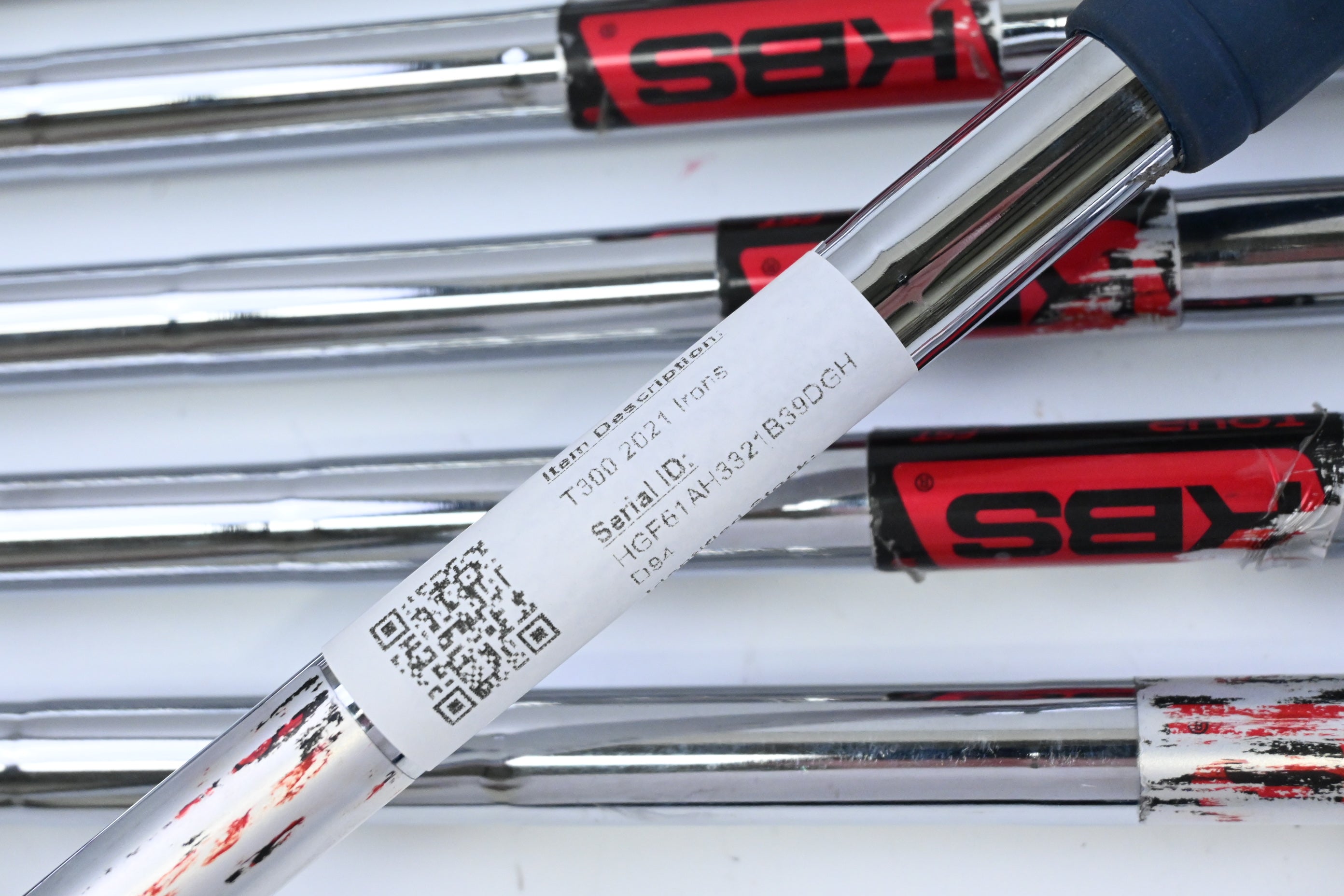 Titleist T300 2021 Irons / 5-PW+48° / Stiff Flex KBS Tour Shafts