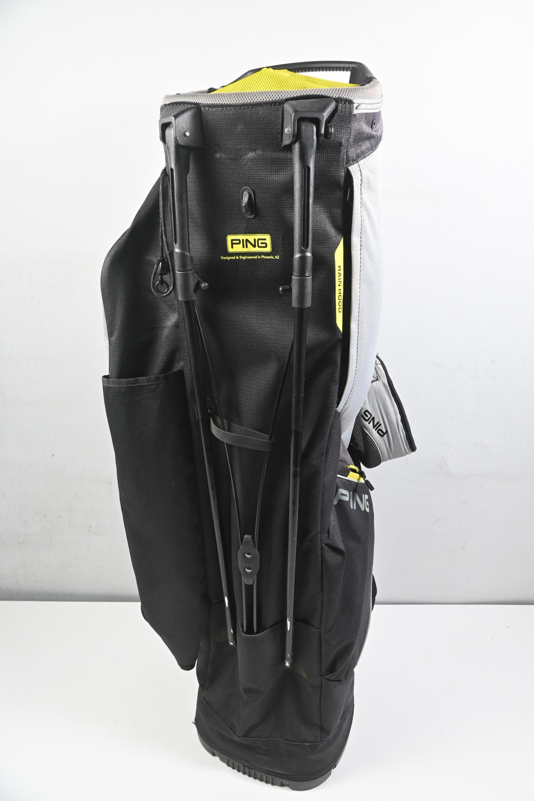 Ping Hoofer Lite Stand Bag / 4-Way Divider / Grey, Yellow
