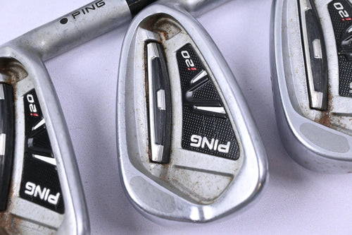 Ping i20 Irons / 4-PW / Black Dot / Regular Flex Ping CFS Shafts