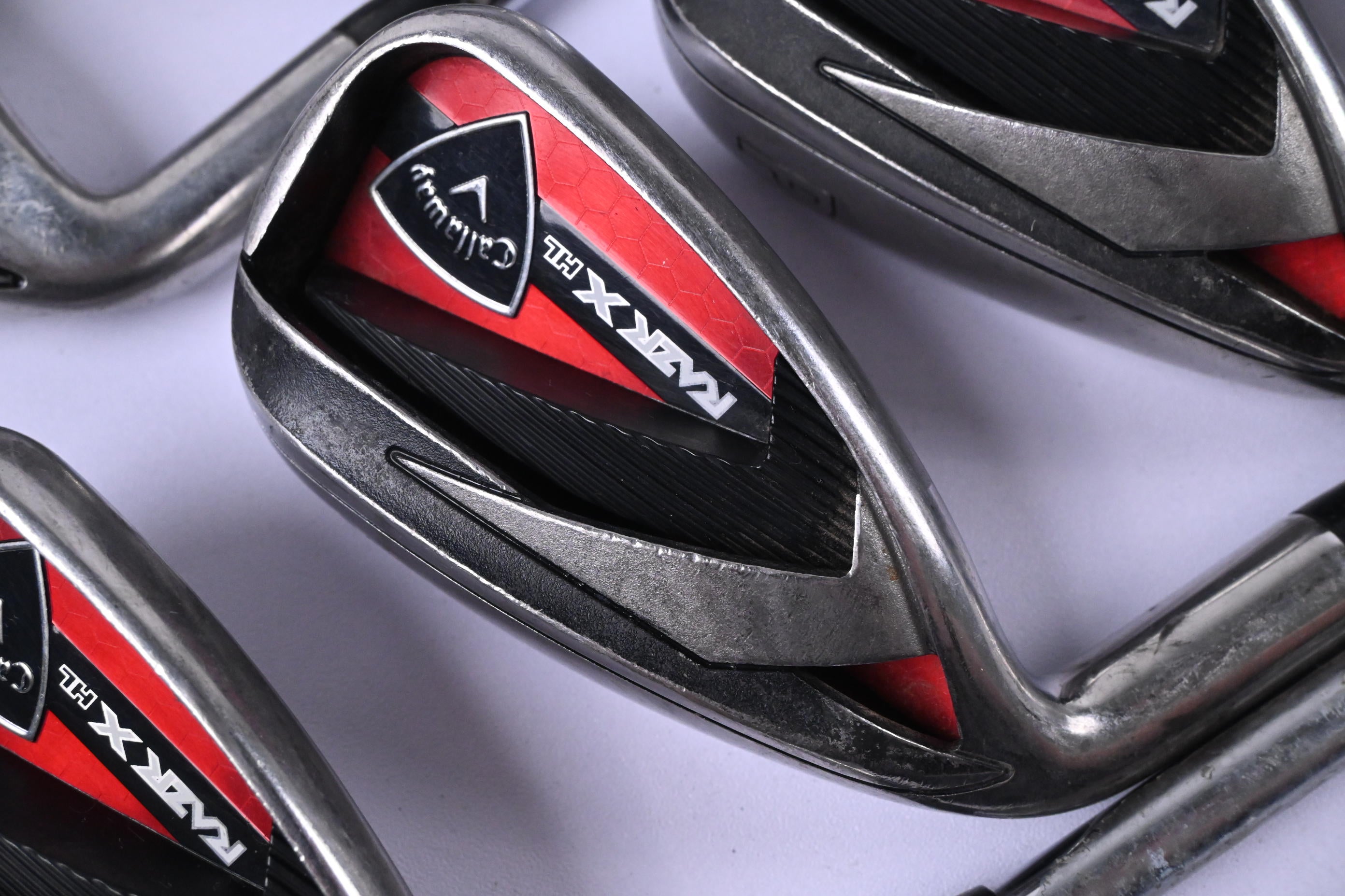 Left Hand Callaway RAZR X HL Irons / 5-PW+SW / Uniflex True Temper M-10 XP Shaft