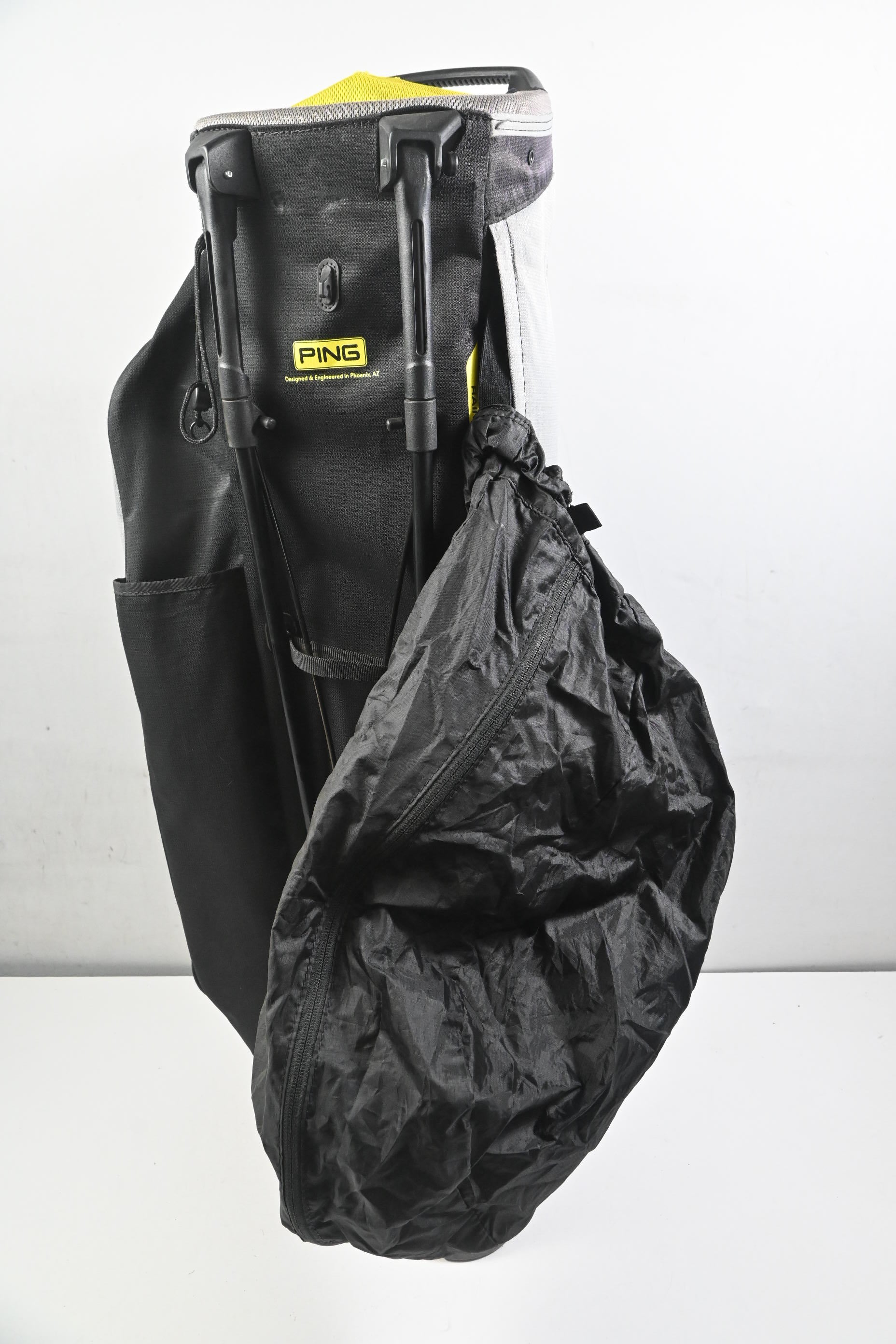 Ping Hoofer Lite Stand Bag / 4-Way Divider / Grey, Yellow