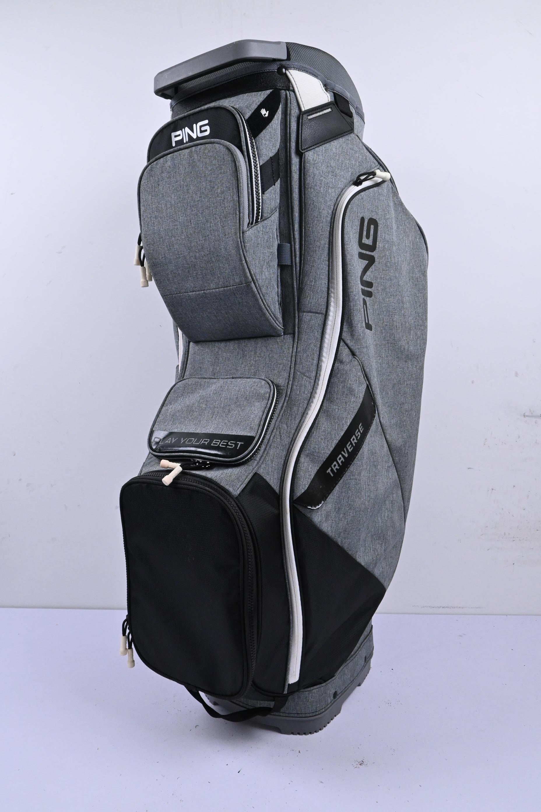 Ping Traverse Cart Bag / 14-Way Divider / Grey & Black