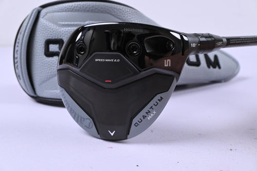 Callaway Quantum Max #5 Wood / 18 Degree / Regular Flex Denali Frost Silver 60